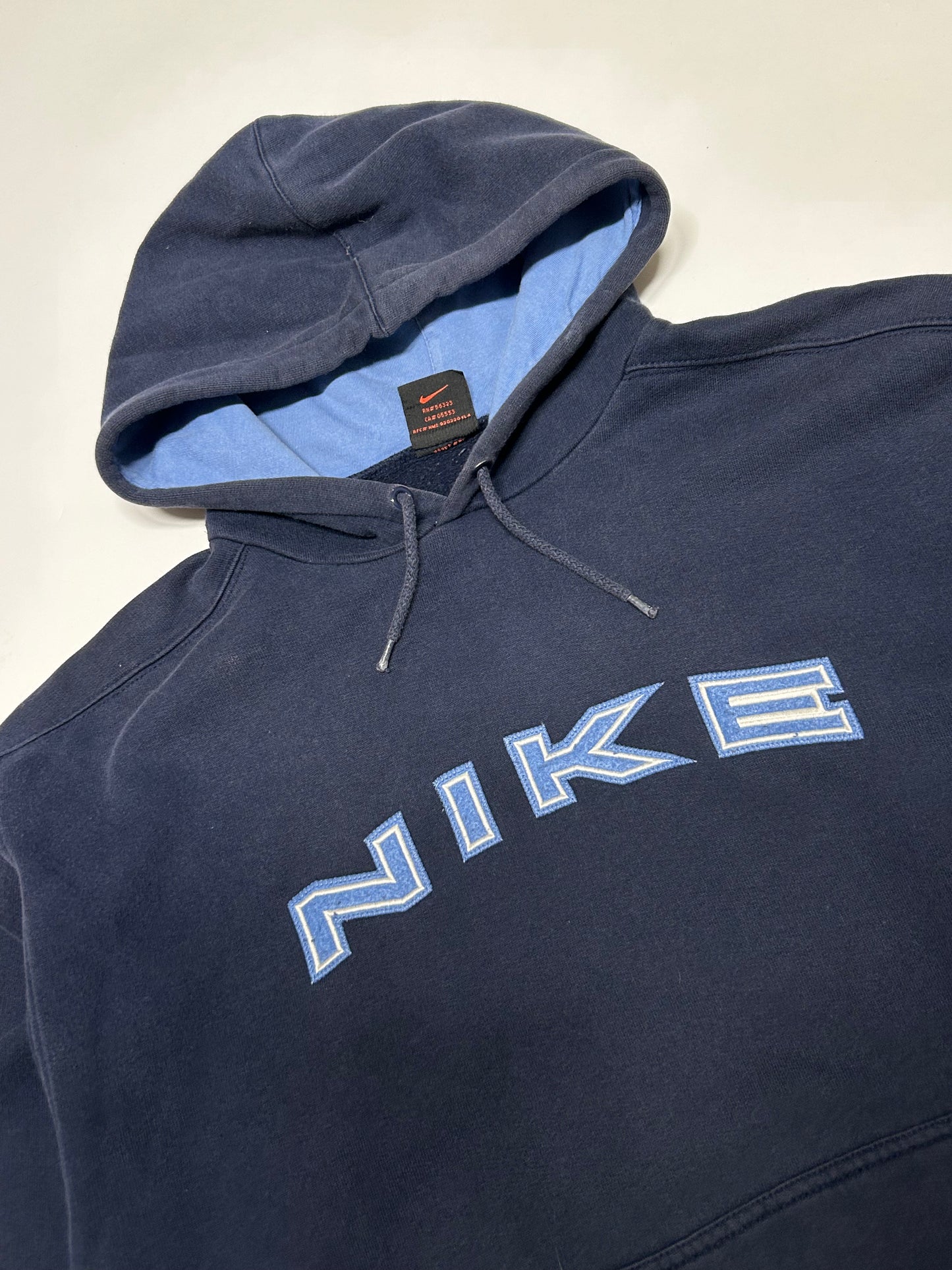 Vintage 90s Nike spell out hoodie (S)