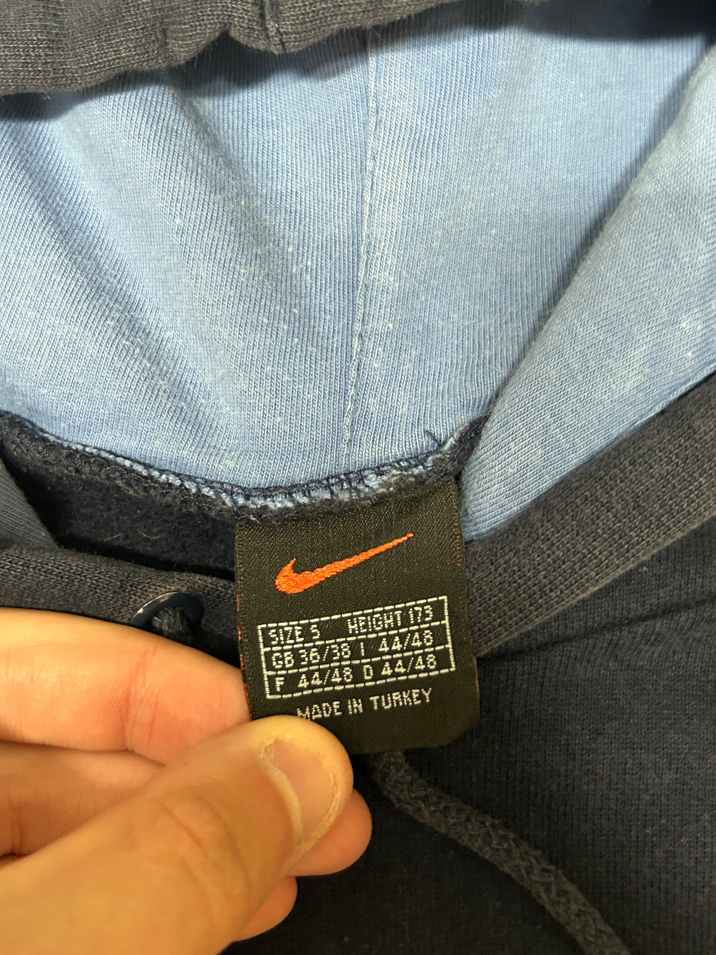 Vintage 90s Nike spell out hoodie (S)