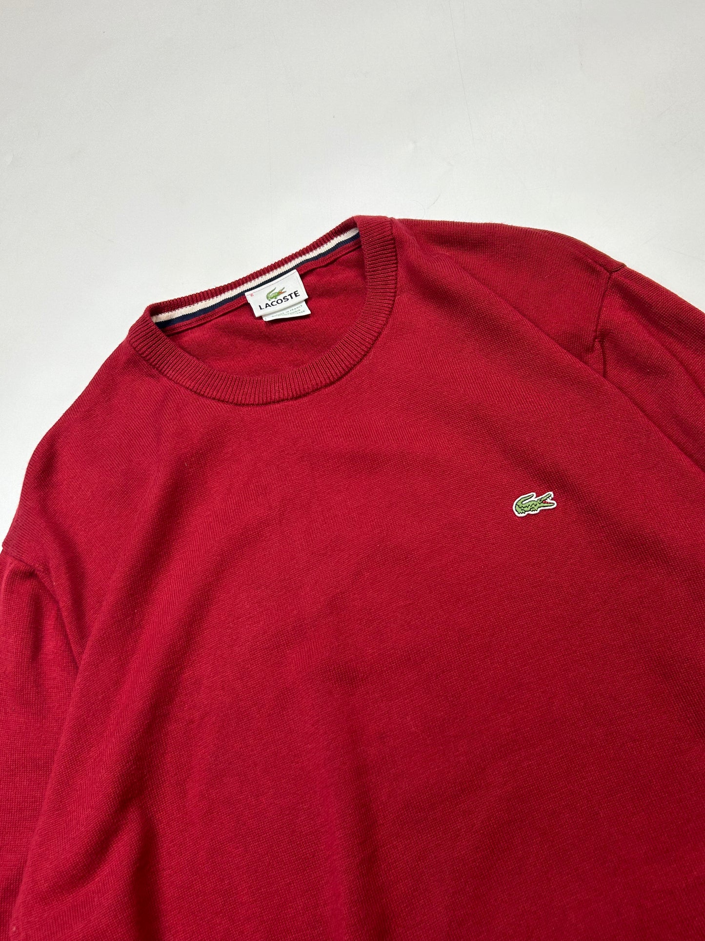 Lacoste knit sweater (XL)