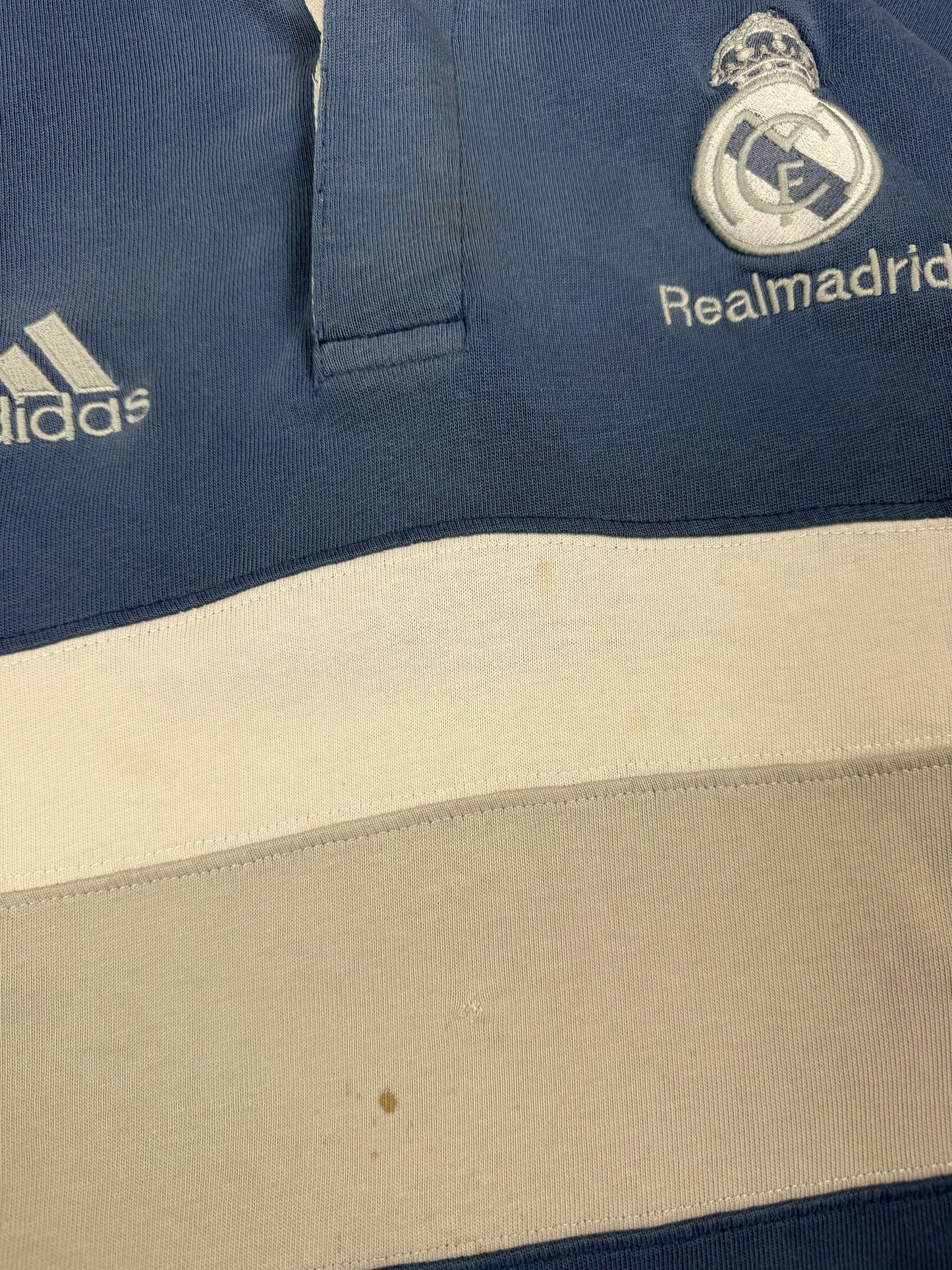 Vintage Real Madrid 2000/01 Adidas football polo shirt (S)