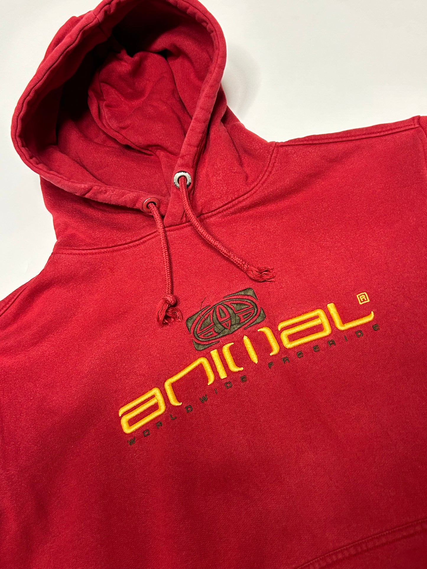 Vintage Animal spell out hoodie (M)