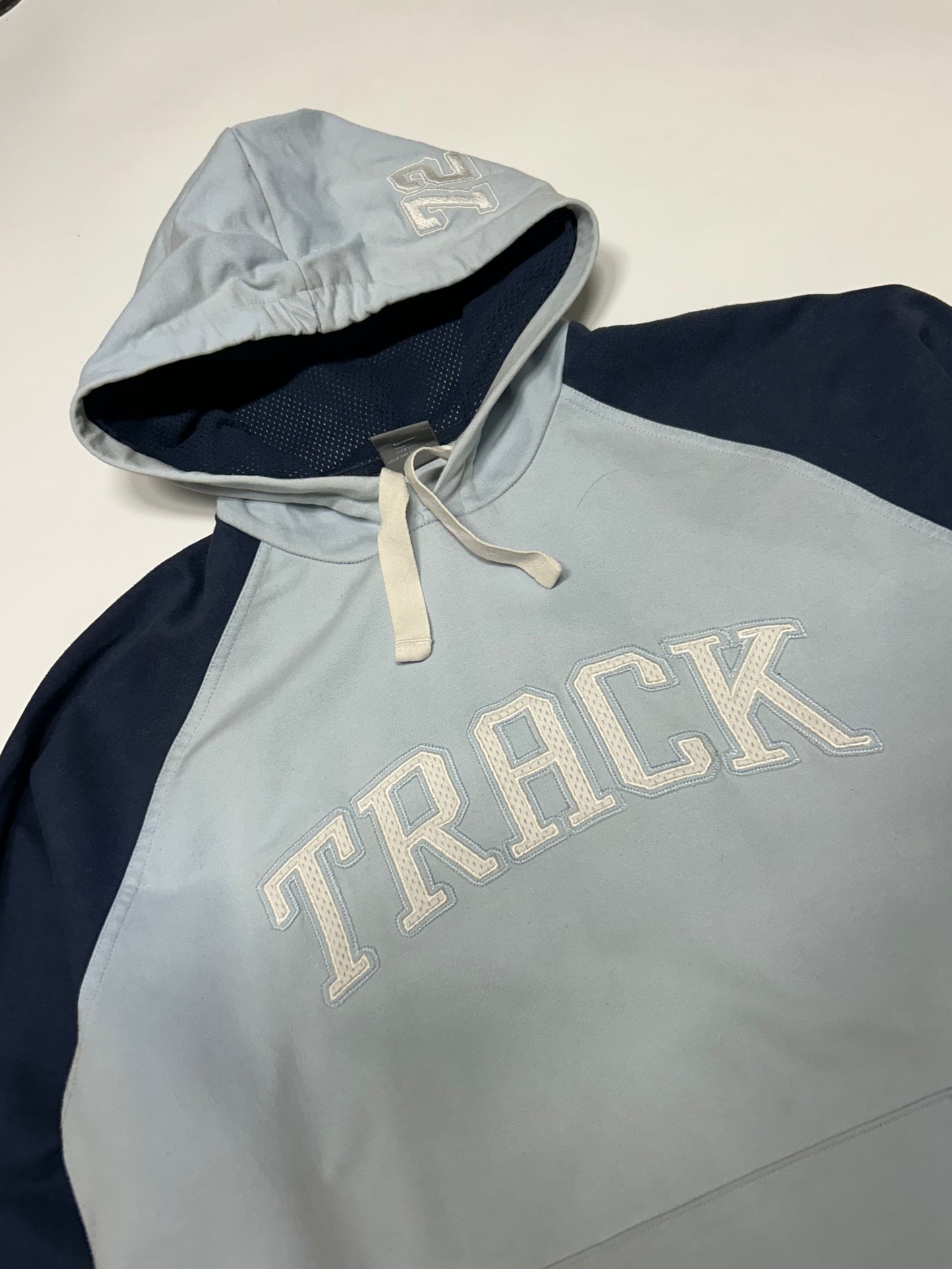 Vintage Nike track & field spell out hoodie (L)