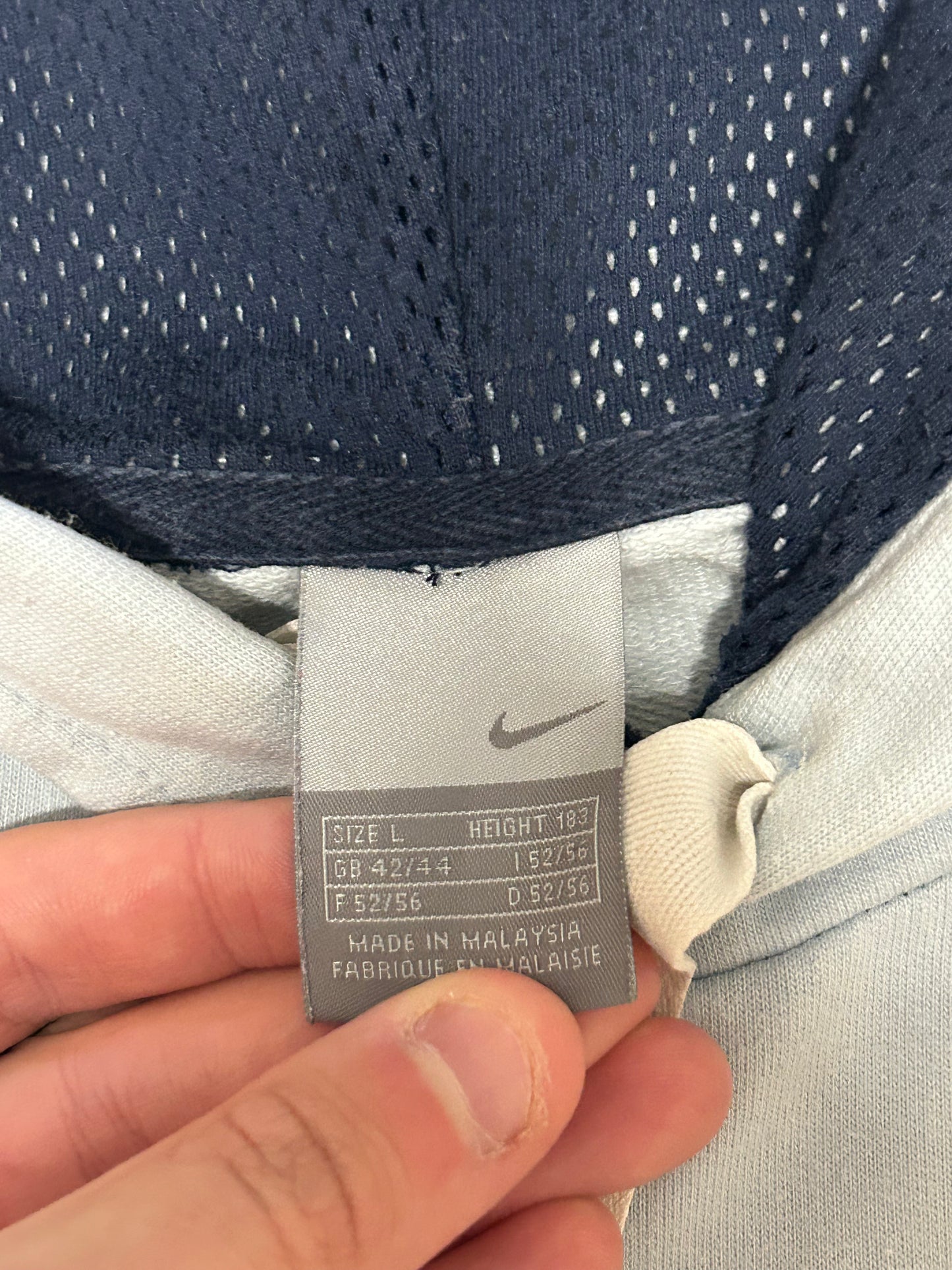 Vintage Nike track & field spell out hoodie (L)