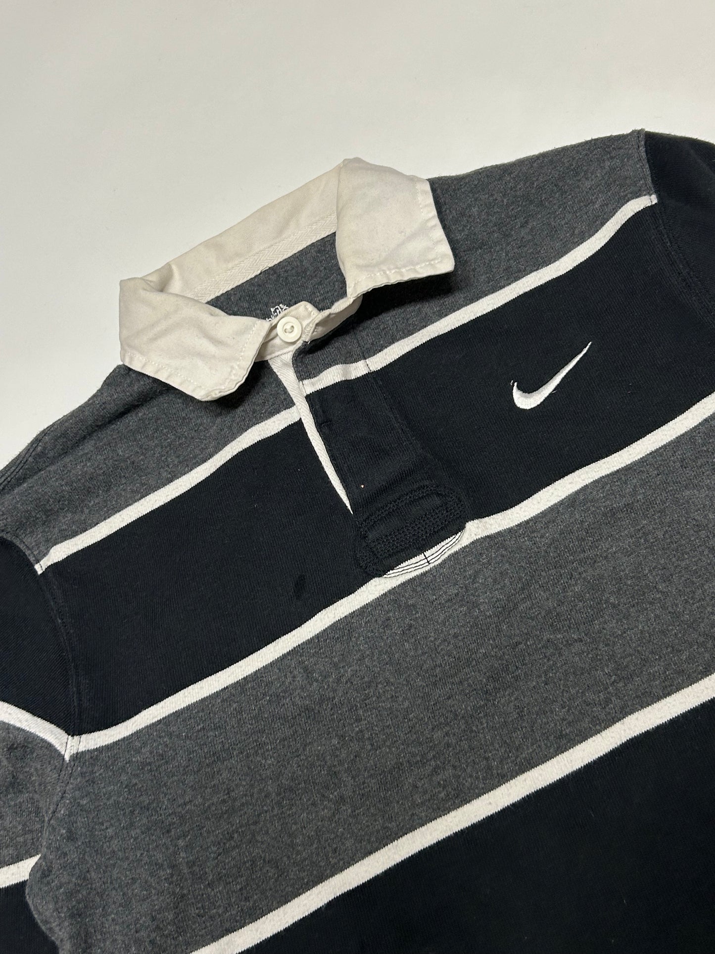 Nike striped rugby polo (M)