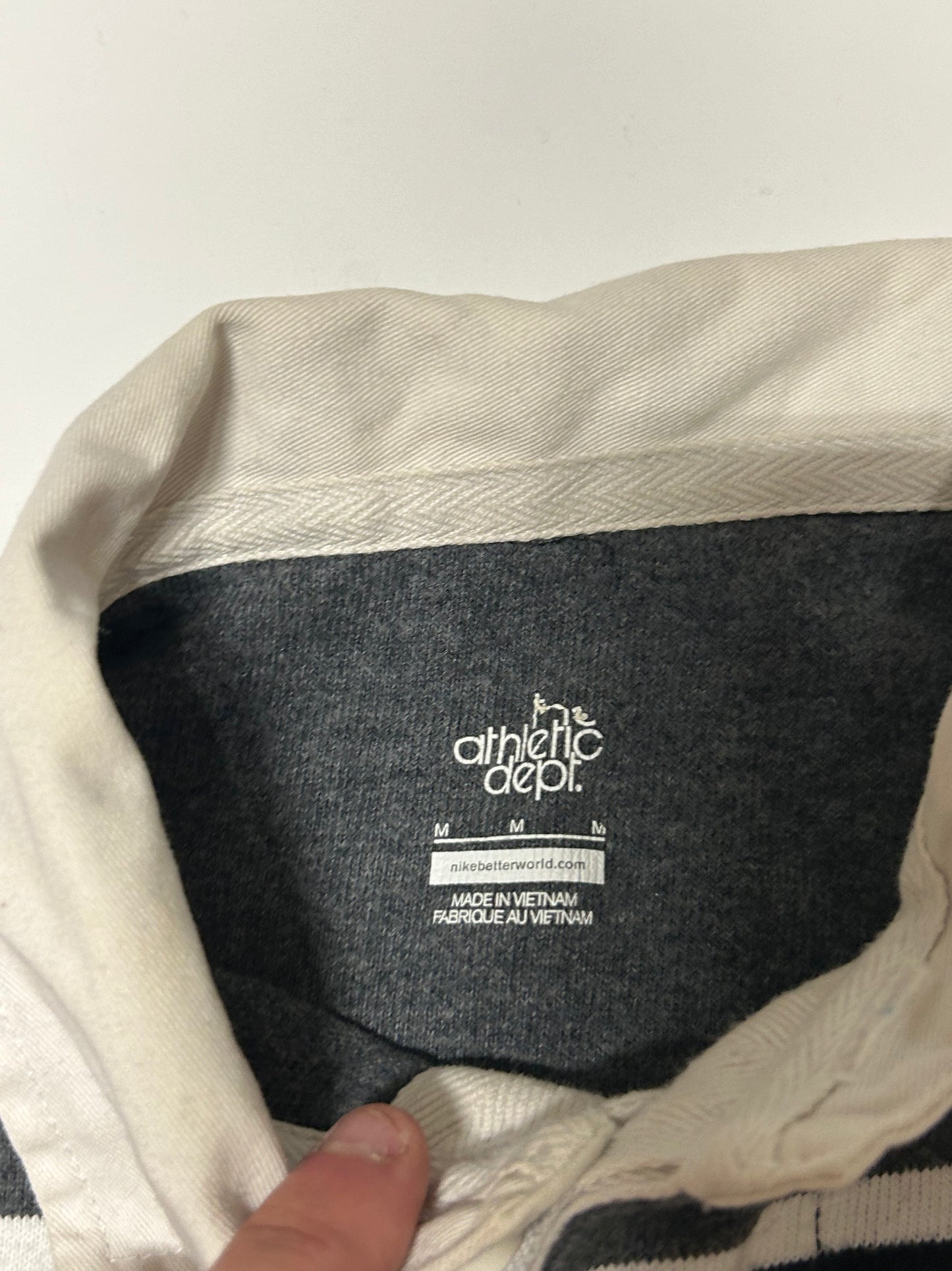 Nike striped rugby polo (M)