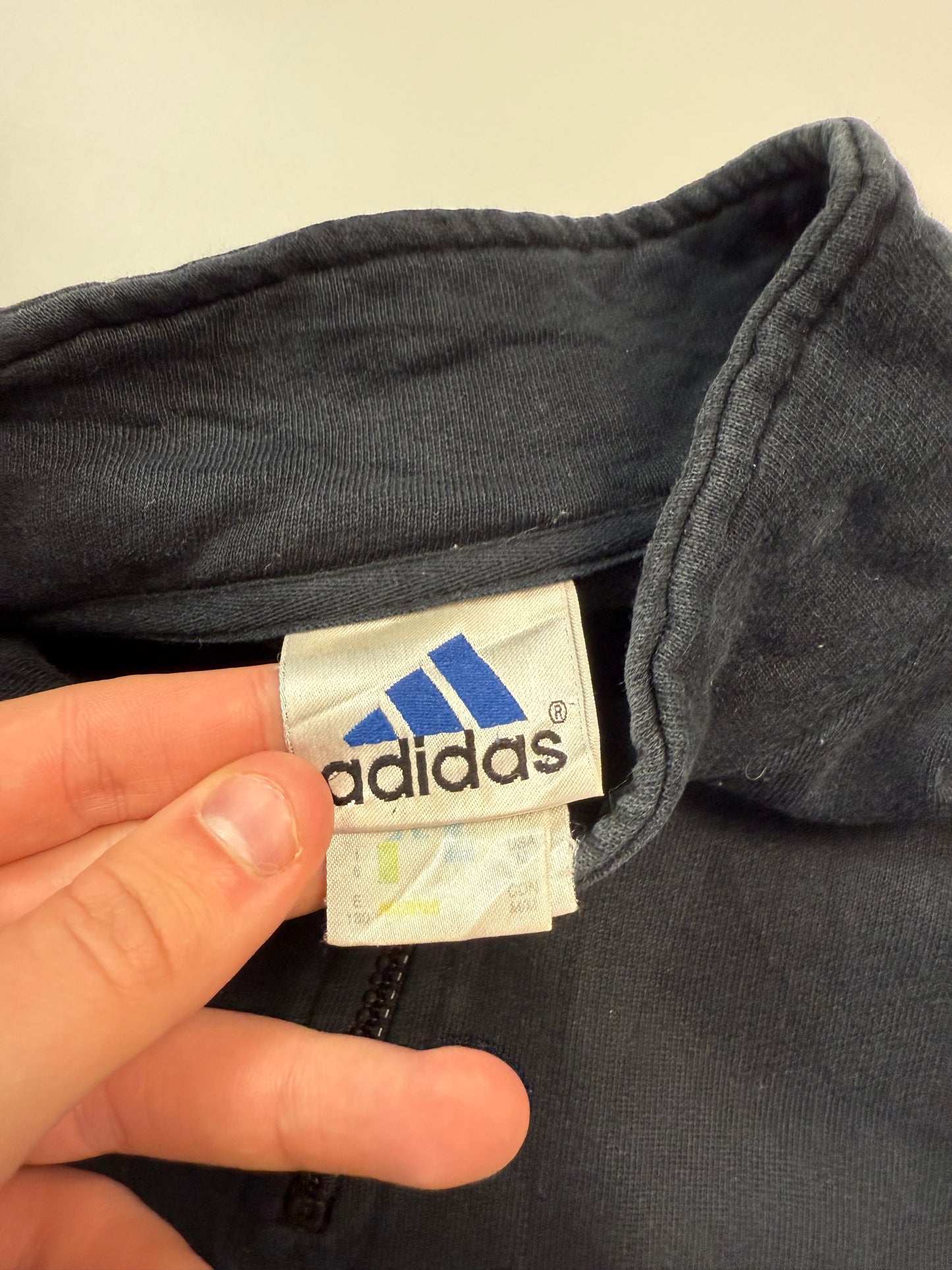 Vintage 90s Adidas quarter zip sweatshirt (M)