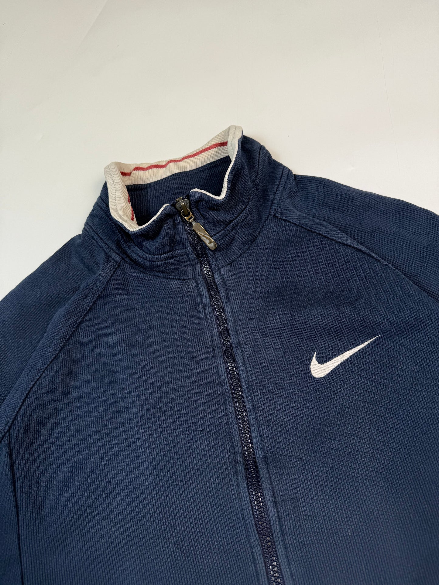 Vintage 90s Nike backswoosh full zip sweatshirt (M)