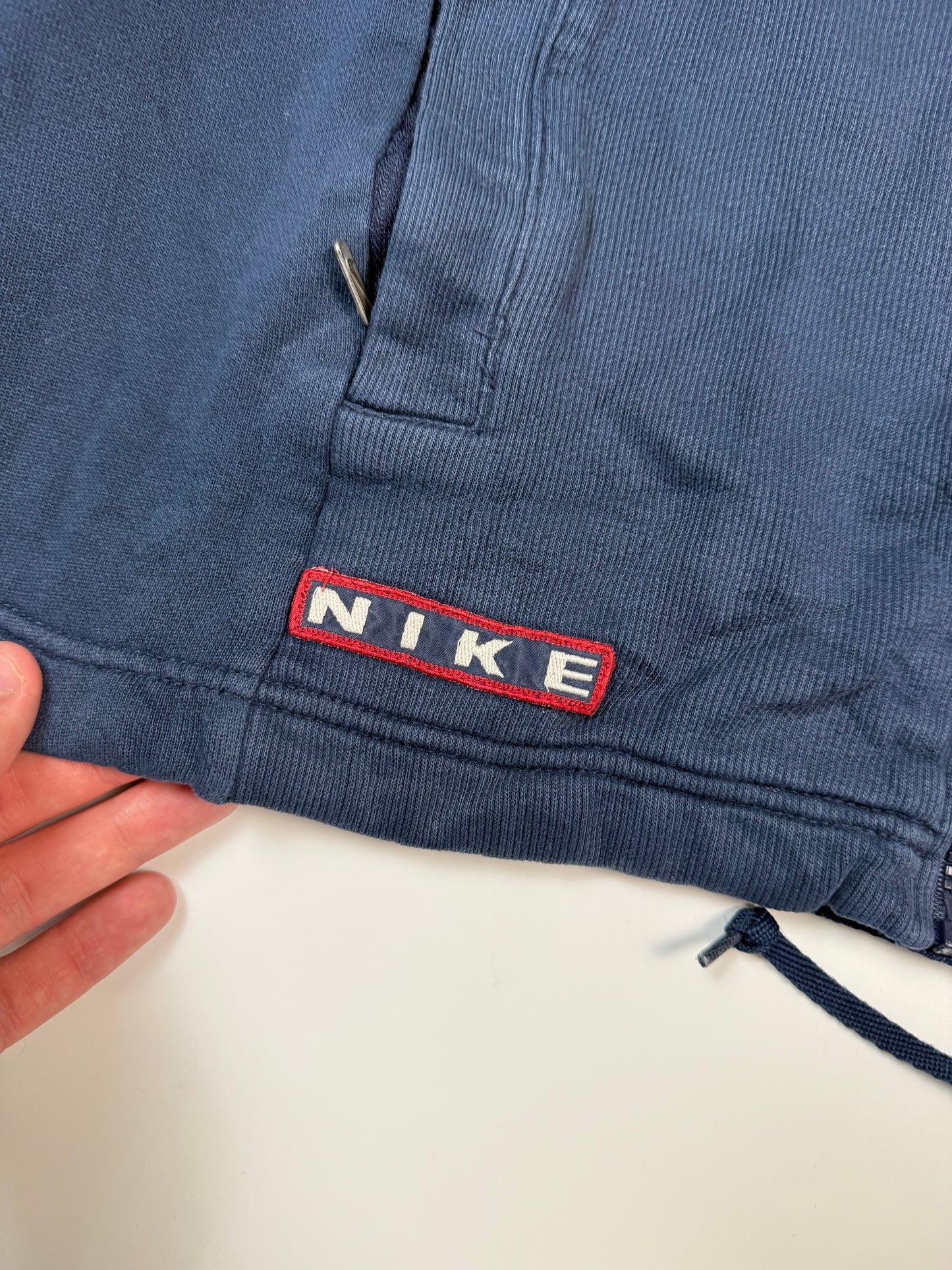 Vintage 90s Nike backswoosh full zip sweatshirt (M)
