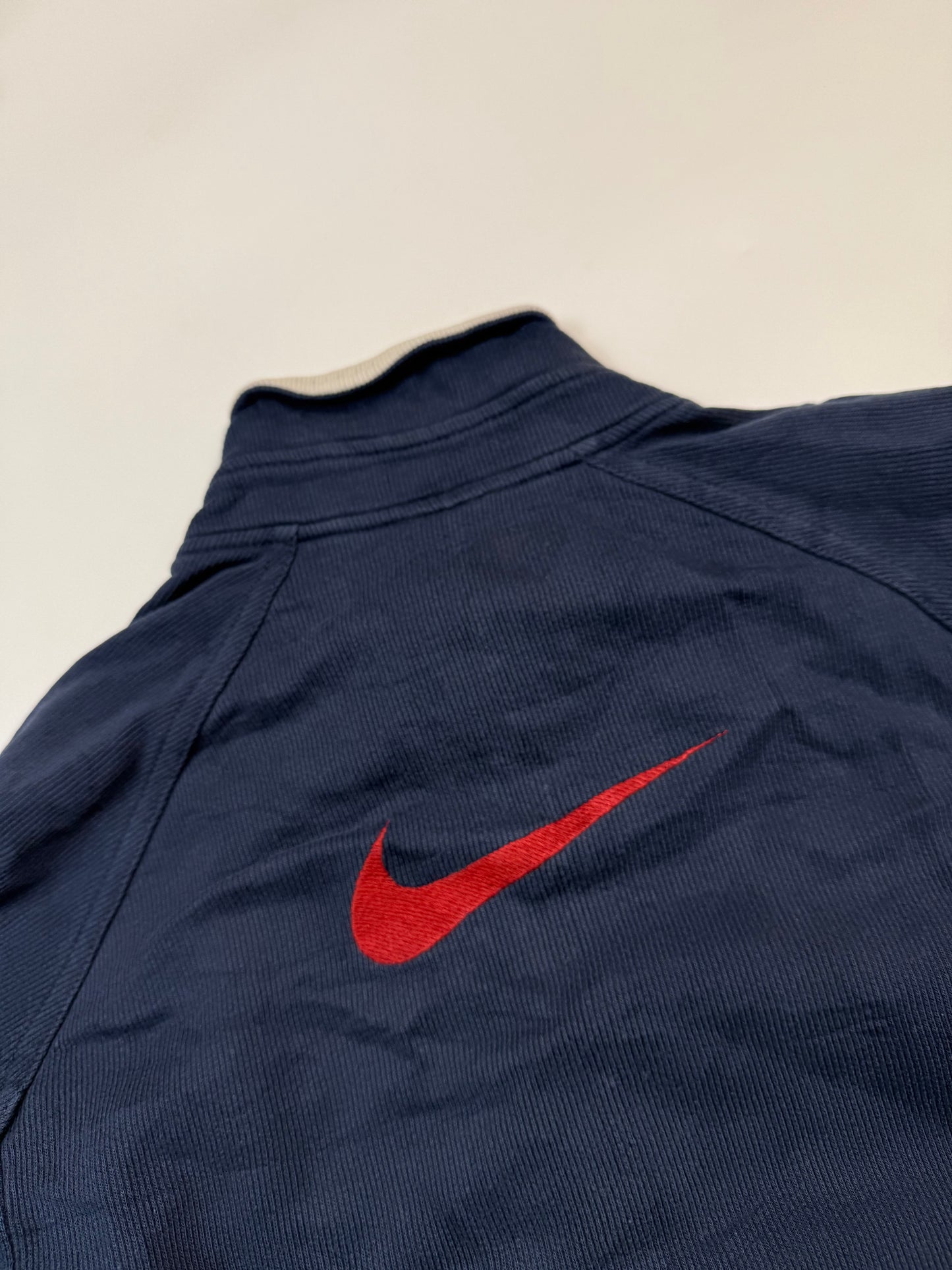 Vintage 90s Nike backswoosh full zip sweatshirt (M)