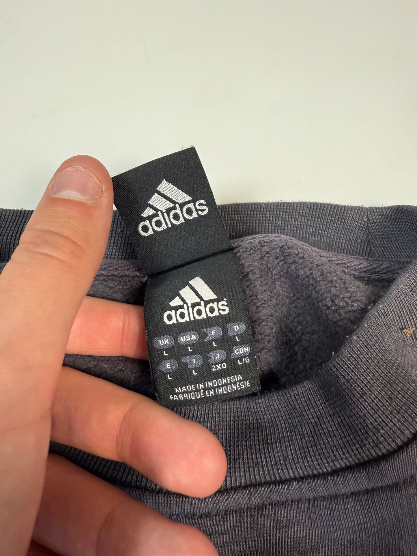 Vintage Adidas Champions league football sweatshirt (L)