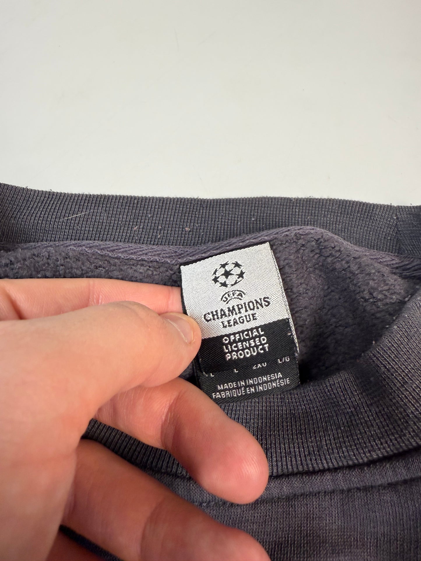 Vintage Adidas Champions league football sweatshirt (L)