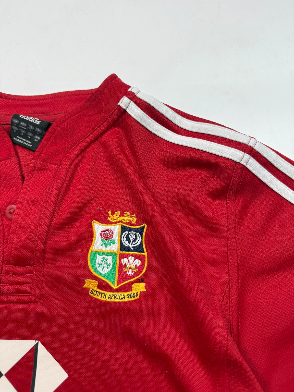 Vintage British & Irish Lions tour Adidas rugby union shirt (S)