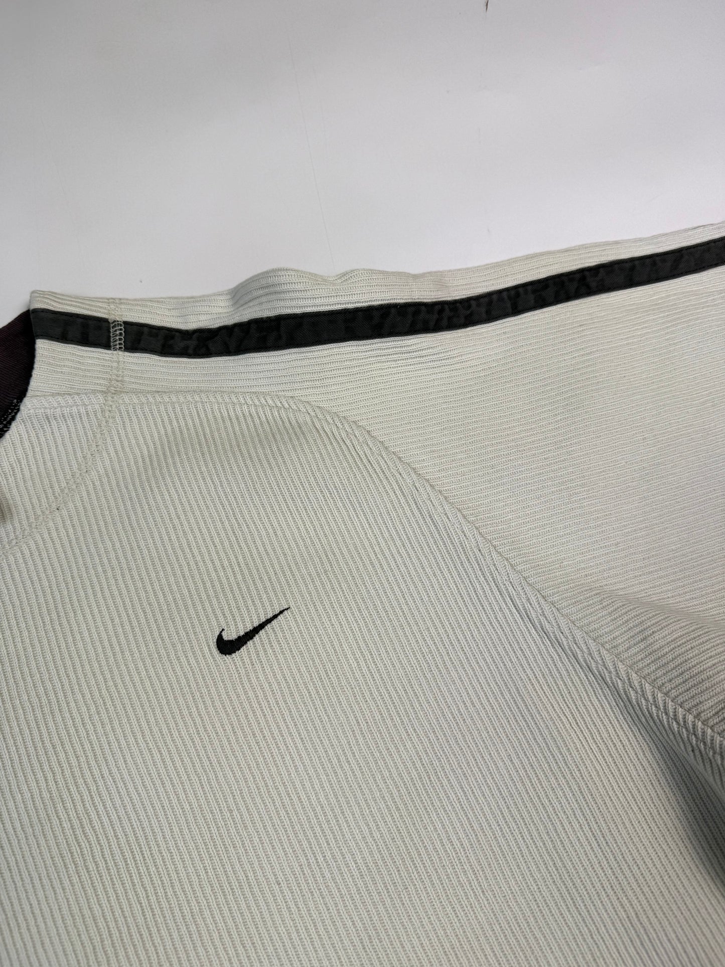 Vintage Nike mini swoosh side stripe sweatshirt (L)