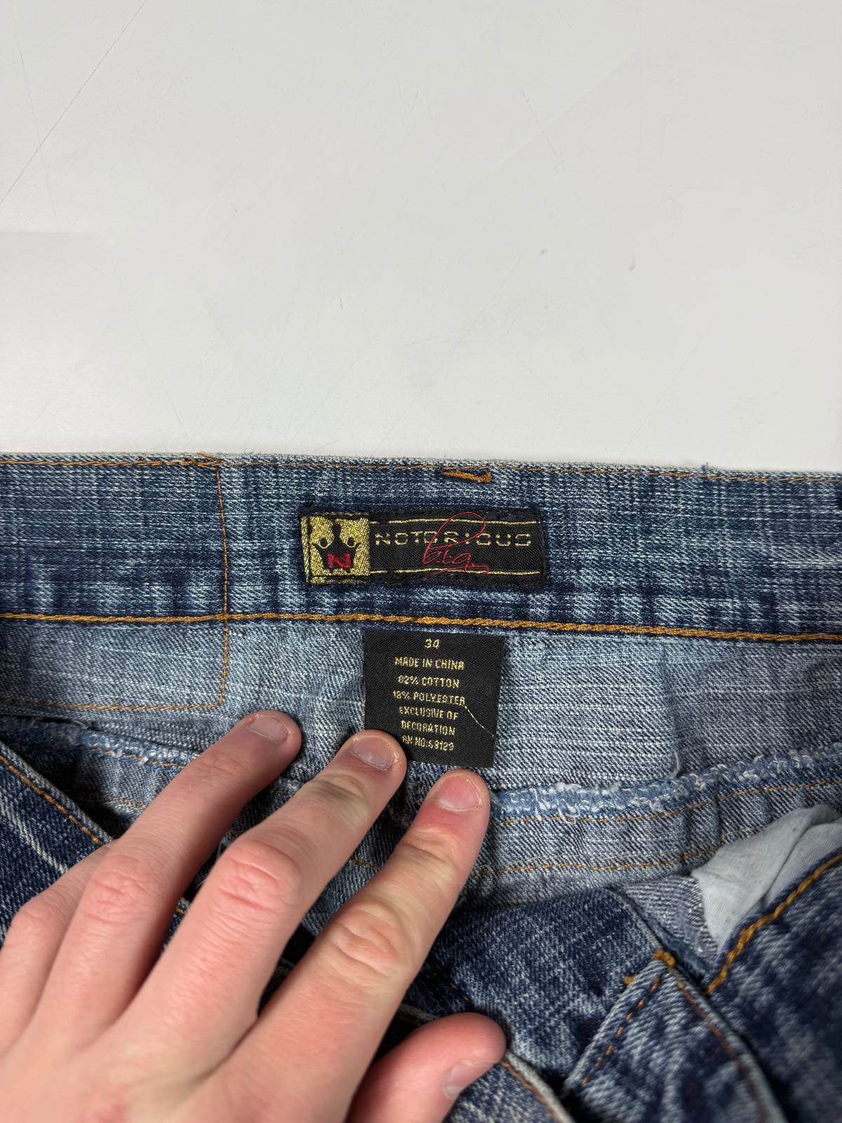 Vintage Notorious BIG baggy hip hop Jeans (W34)