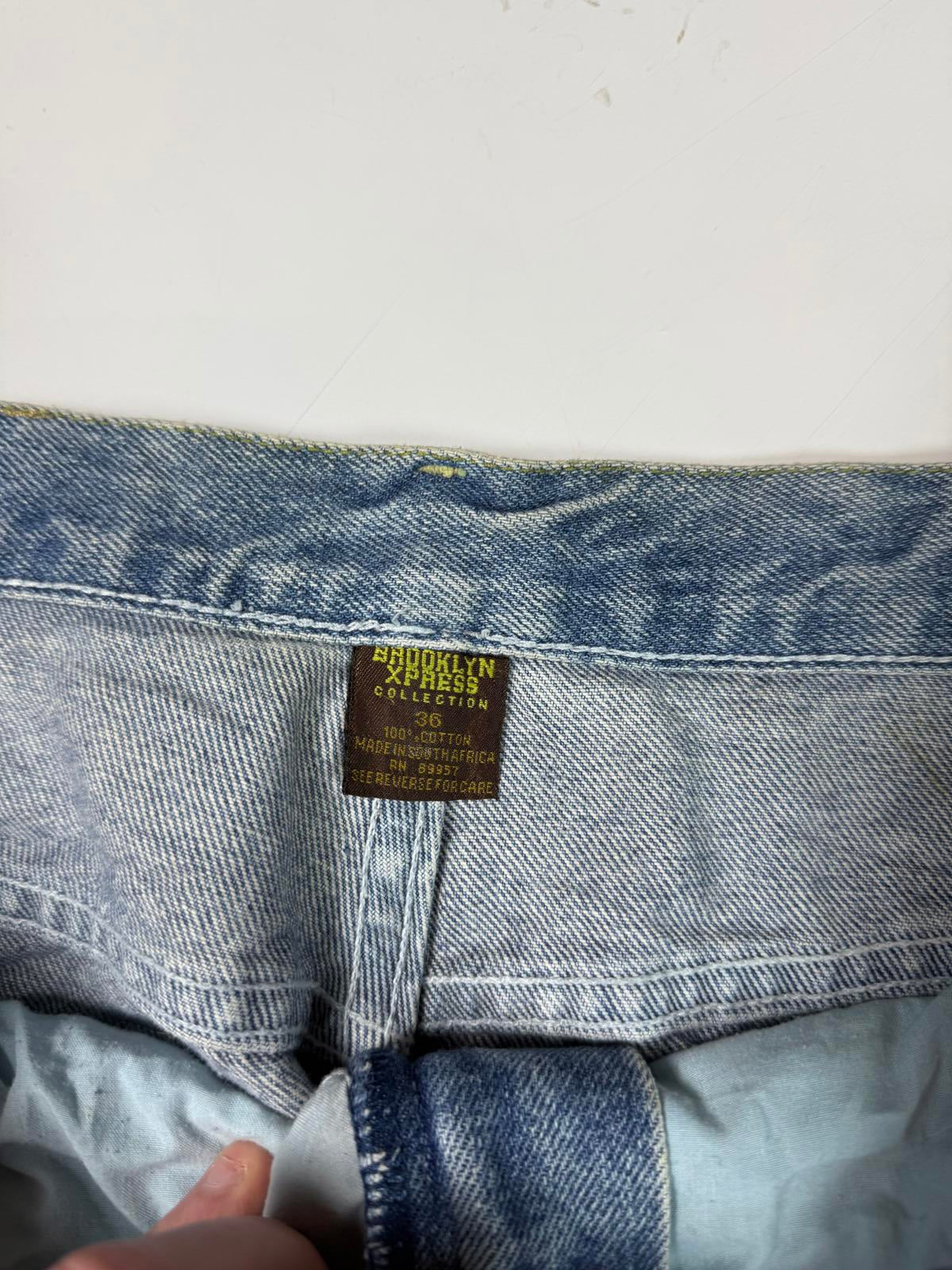 Vintage Brooklyn Express baggy hip hop Jeans (W36)