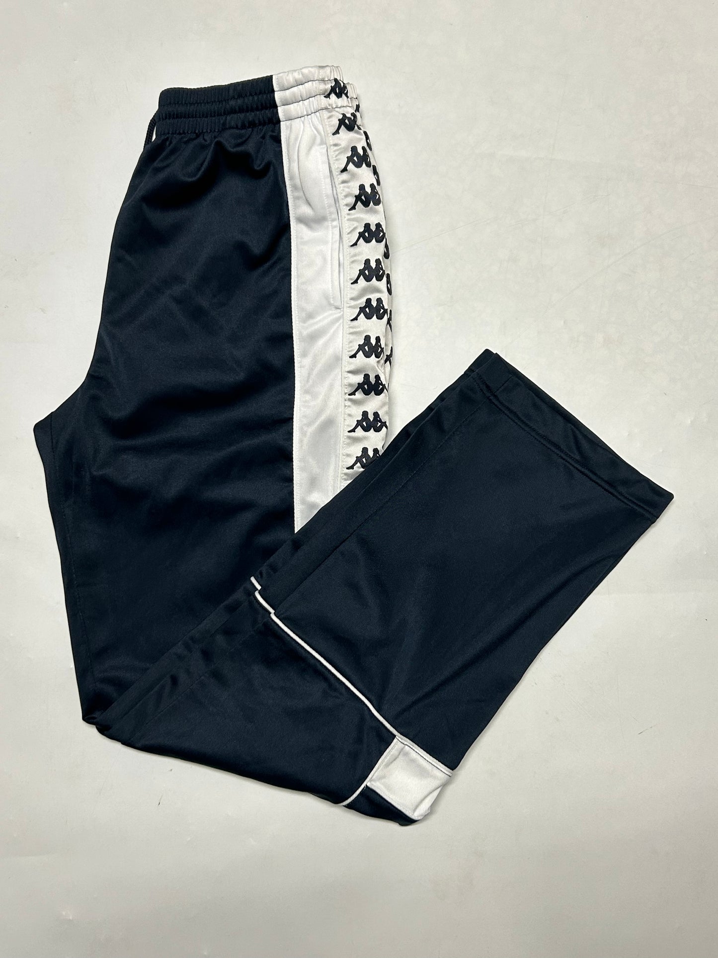 Vintage Kappa side stripe track pants (M)