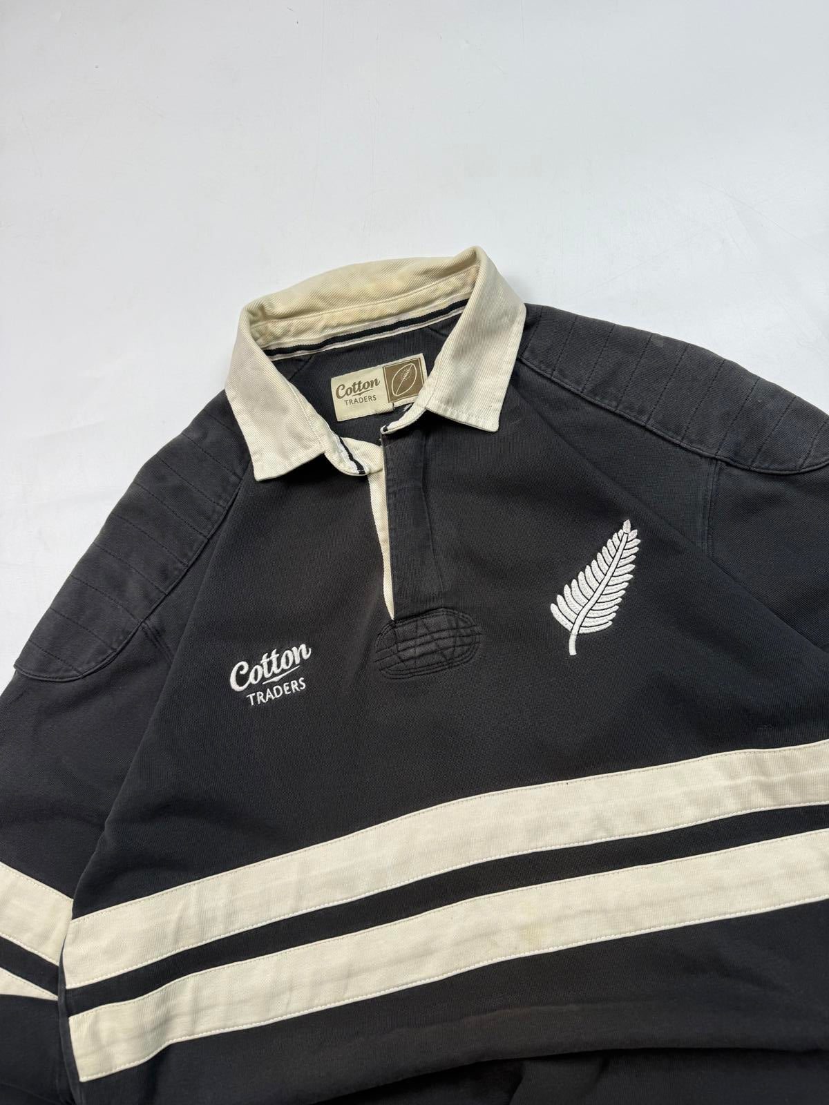 Vintage New Zealand Cotton Traders supporters rugby shirt (M)
