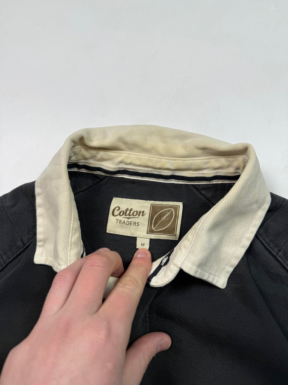 Vintage New Zealand Cotton Traders supporters rugby shirt (M)