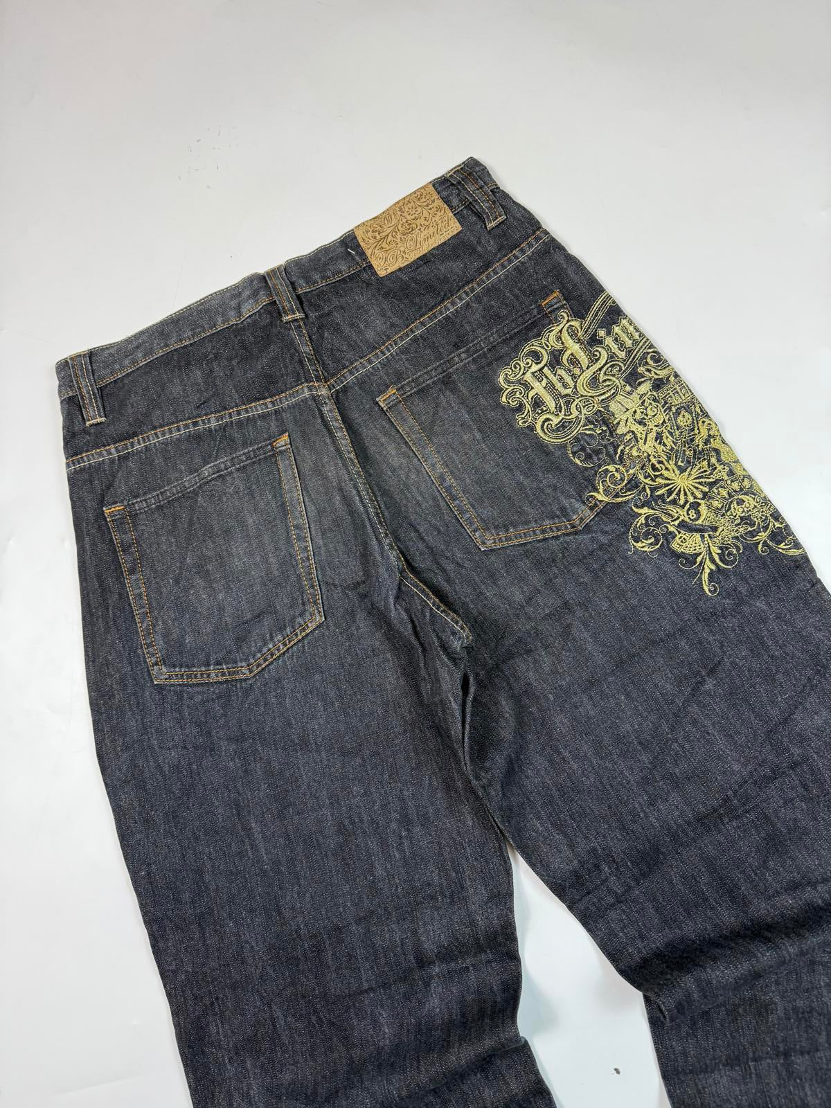 Vintage Y2K Fishbone baggy hip hop Jeans (W34)