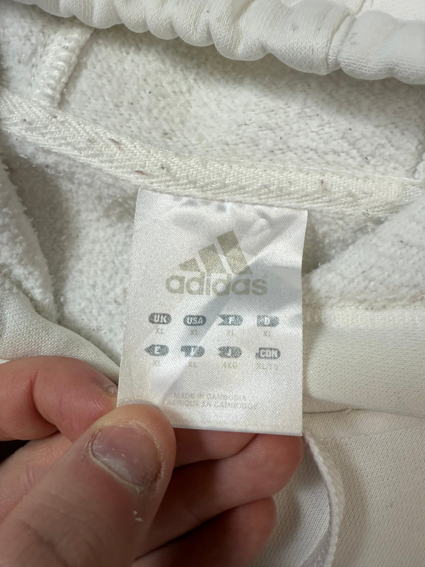 Vintage Adidas spell out hoodie (XL)