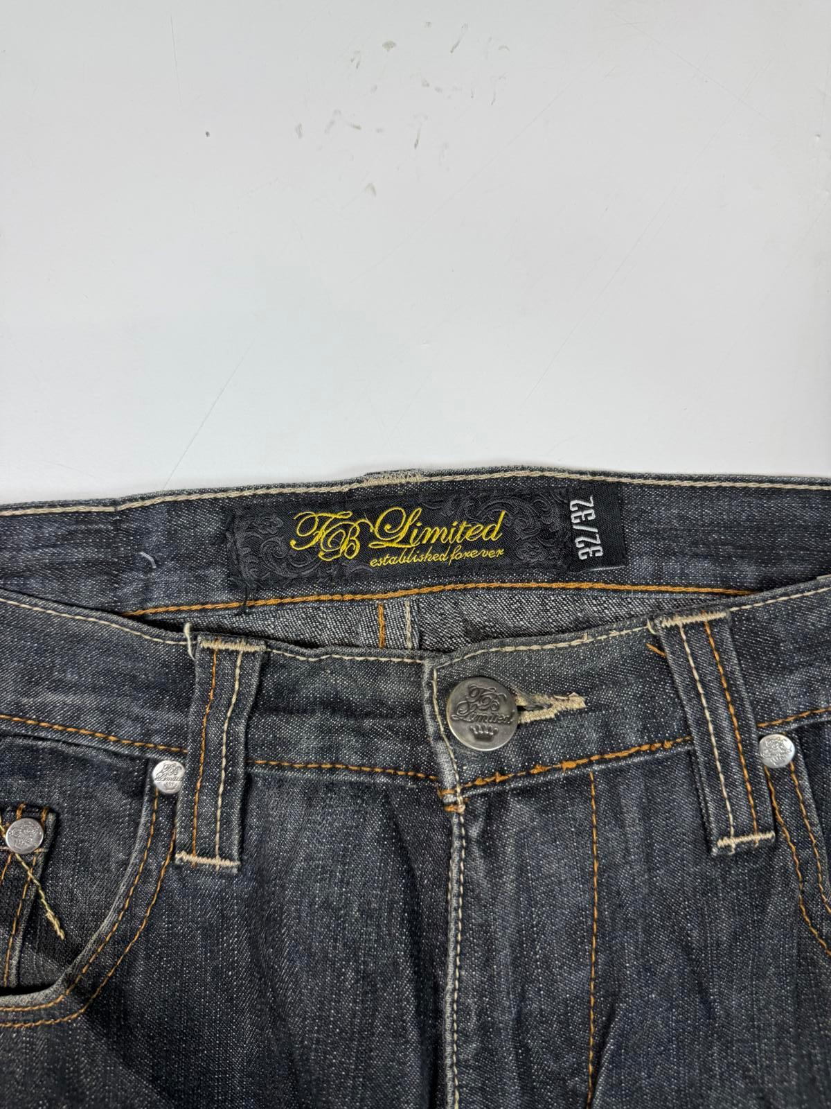 Vintage Y2K Fishbone baggy hip hop Jeans (W34)