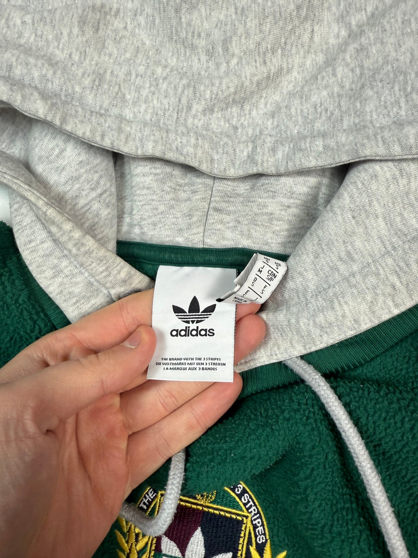 Adidas originals collegiate crest hoodie (S)