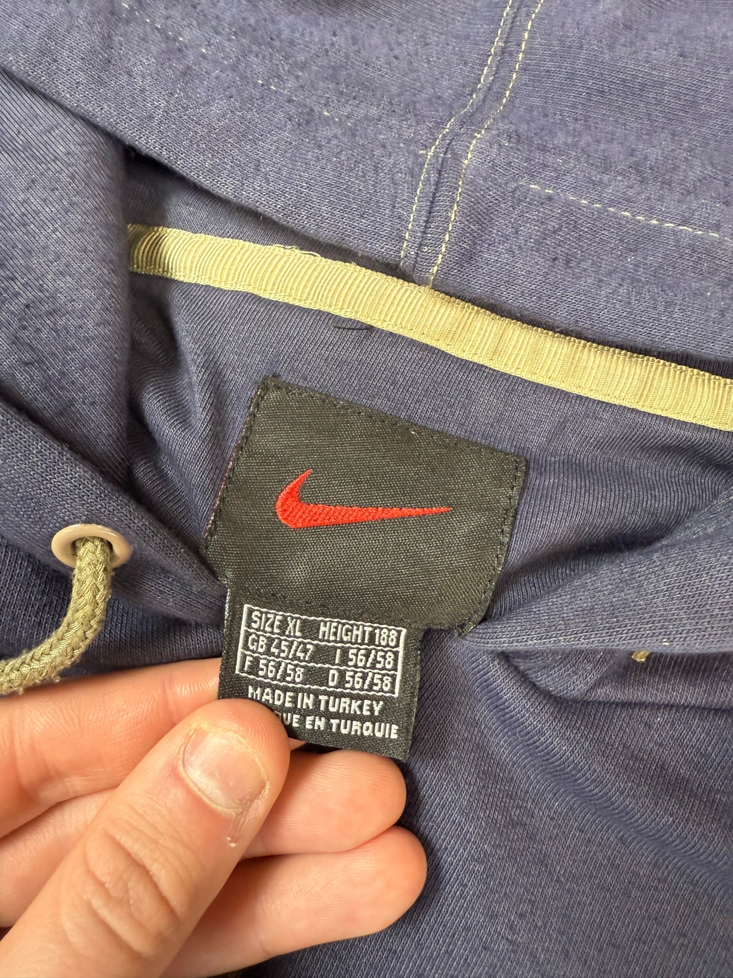 Vintage 90s Nike zip up hoodie (XL)