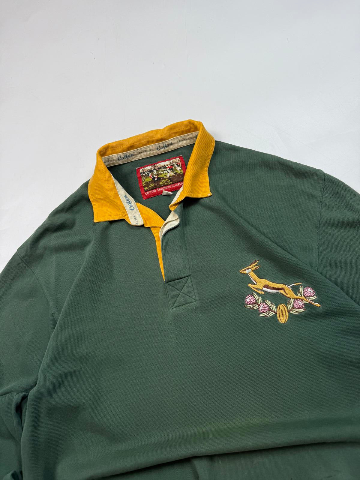 Vintage 90s South Africa Cotton Traders rugby shirt (M)