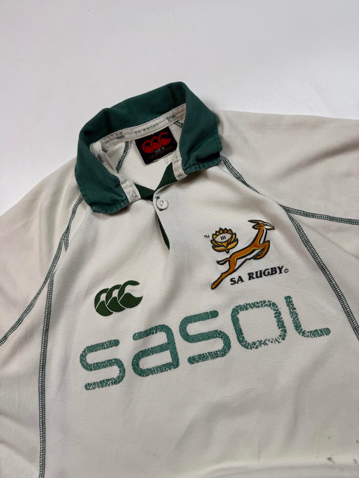 Vintage South Africa 2005-07 Canterbury techtex rugby shirt (M)