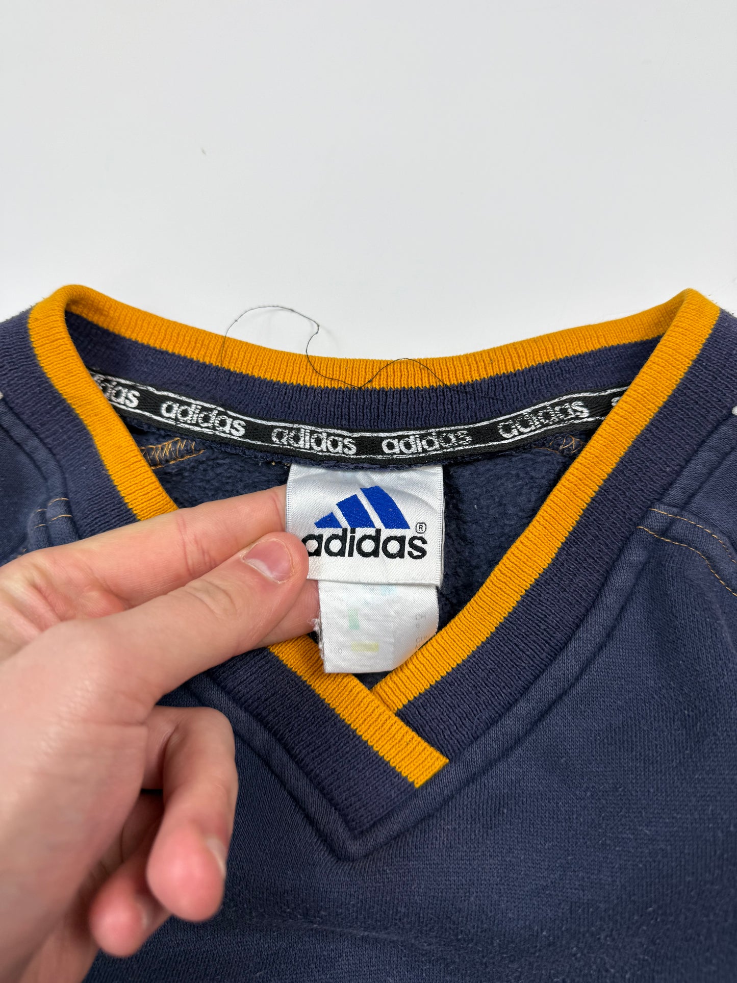 Vintage 90s Adidas colour block sweatshirt (M)