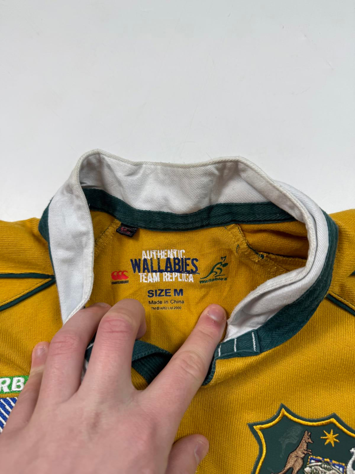 Vintage Australia 2007 world cup Canterbury rugby union shirt (M)