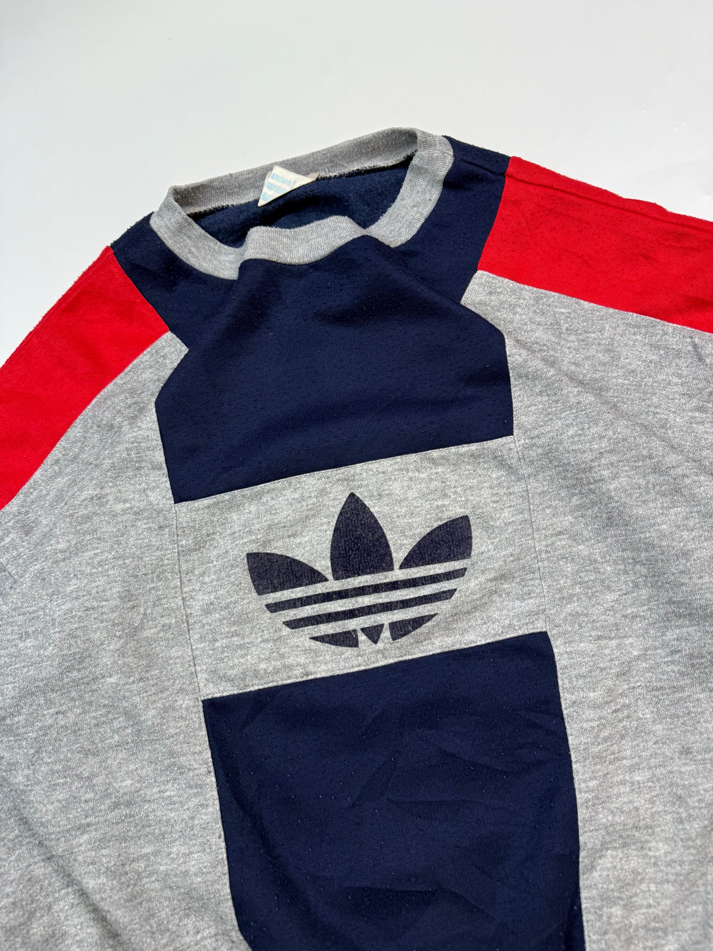 Vintage 90s Adidas originals colour block sweatshirt (M)