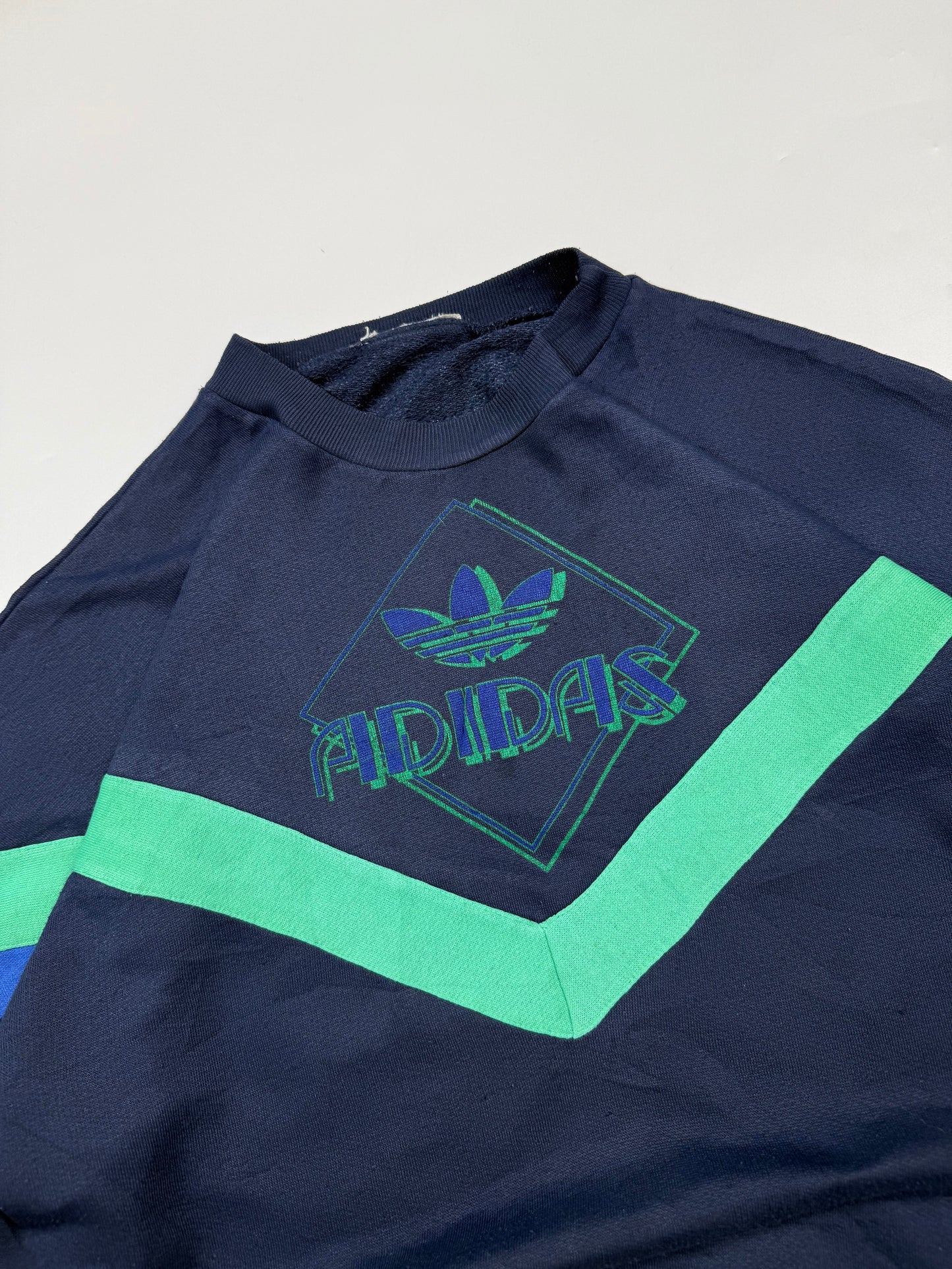 Vintage 90s Adidas originals colour block sweatshirt (S)