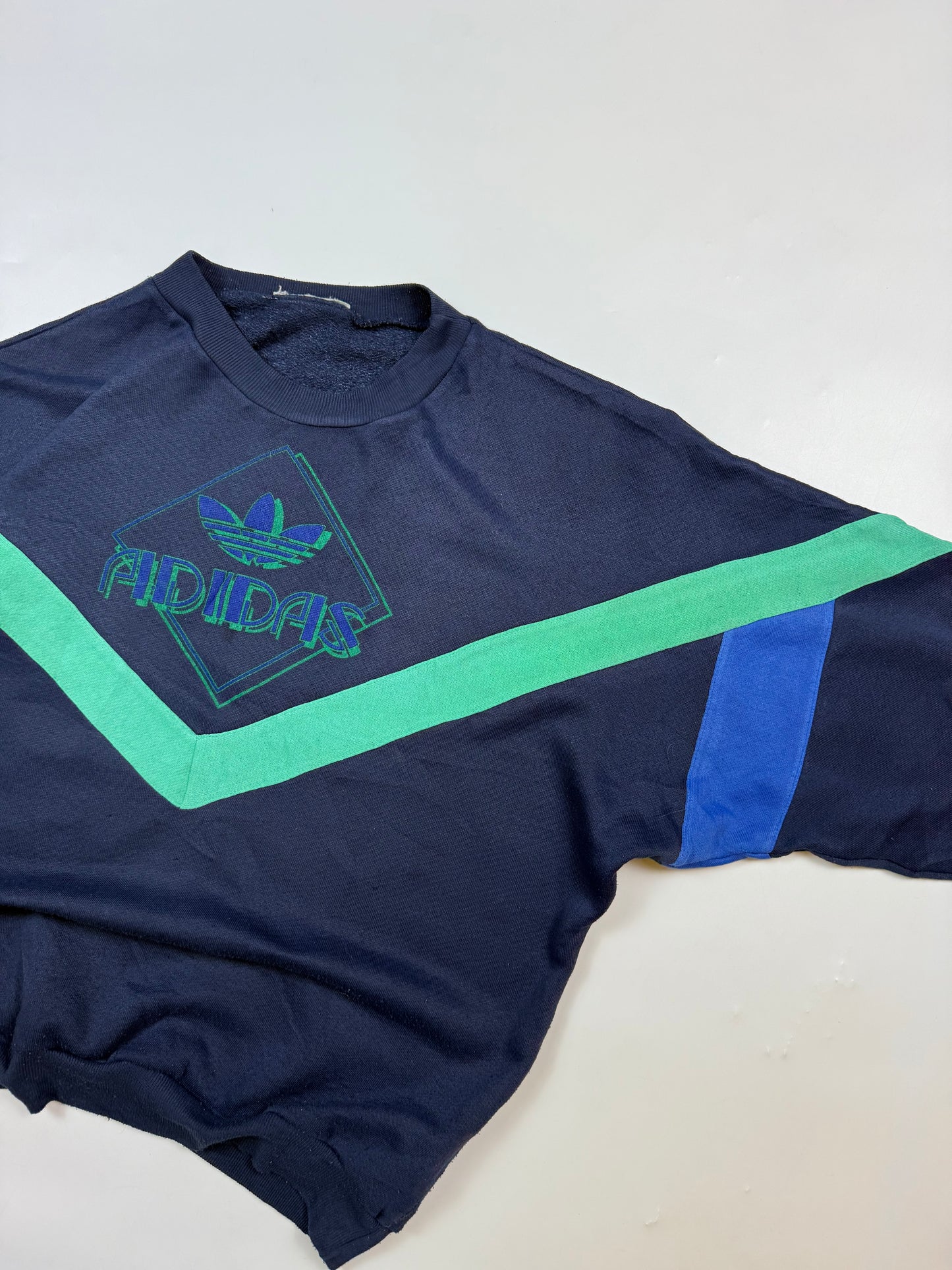 Vintage 90s Adidas originals colour block sweatshirt (S)