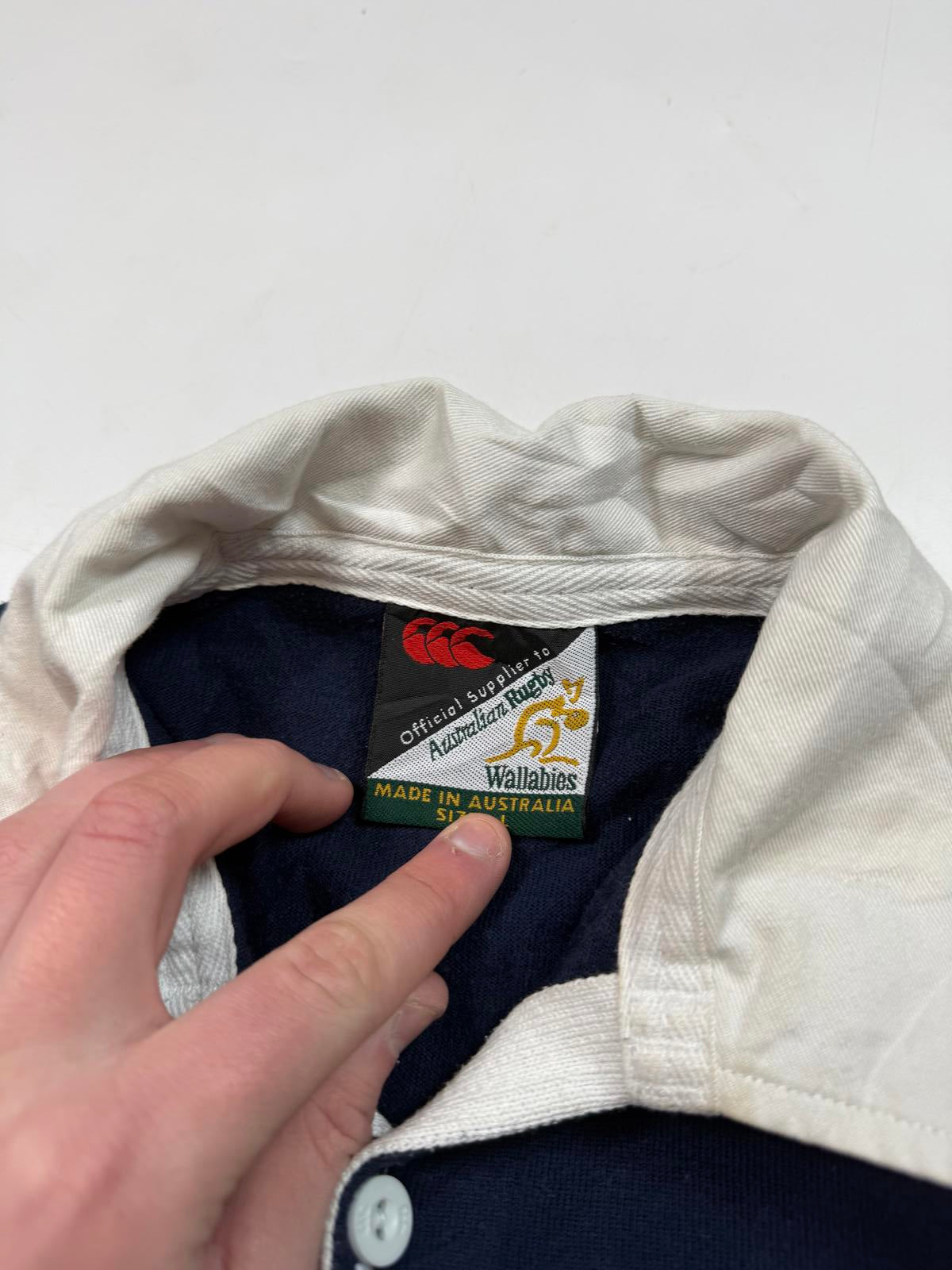 Vintage Australia 2001/02 Canterbury supporters rugby union shirt (L)