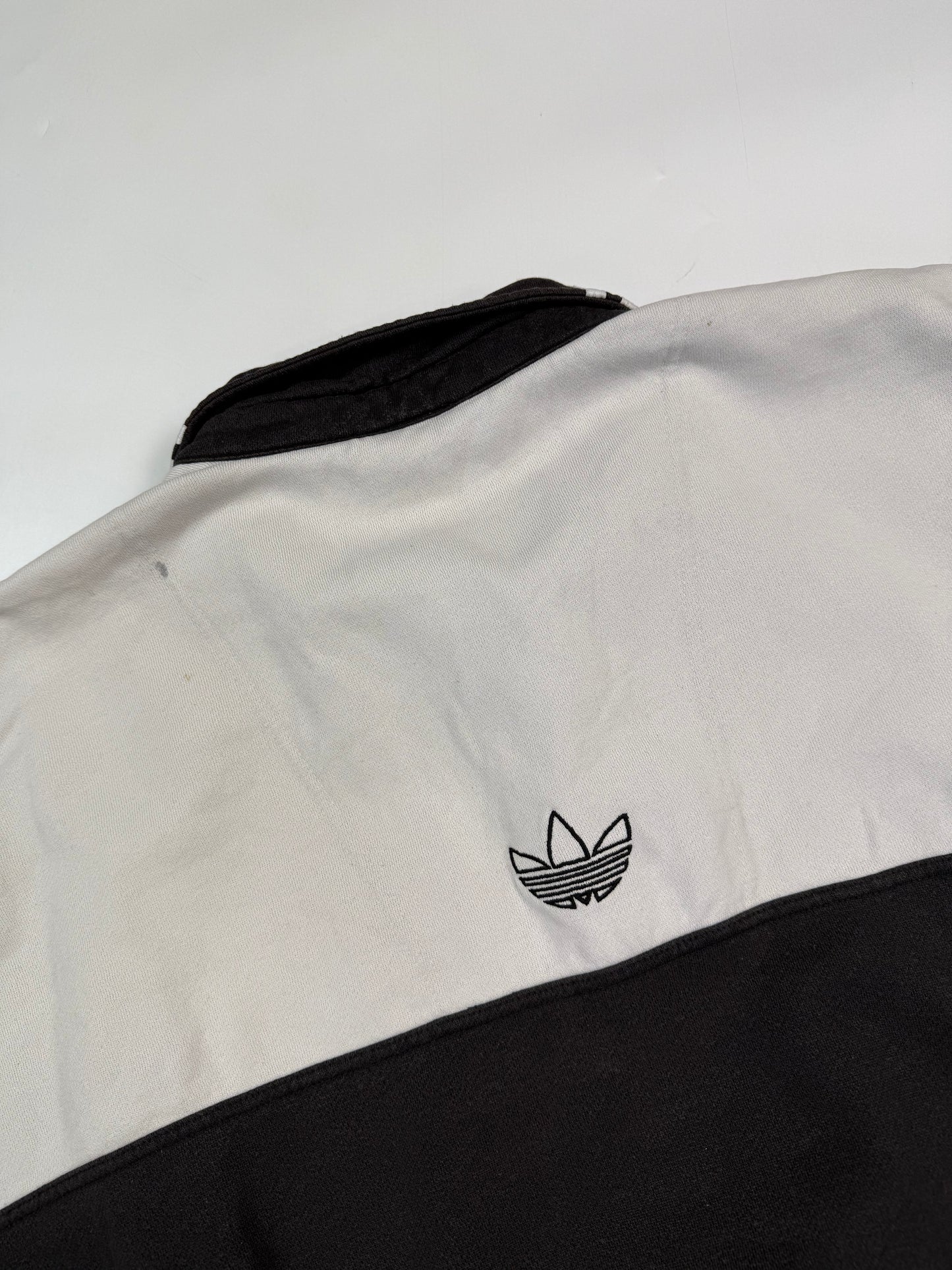 Vintage 90s Adidas collared sweatshirt (XL)