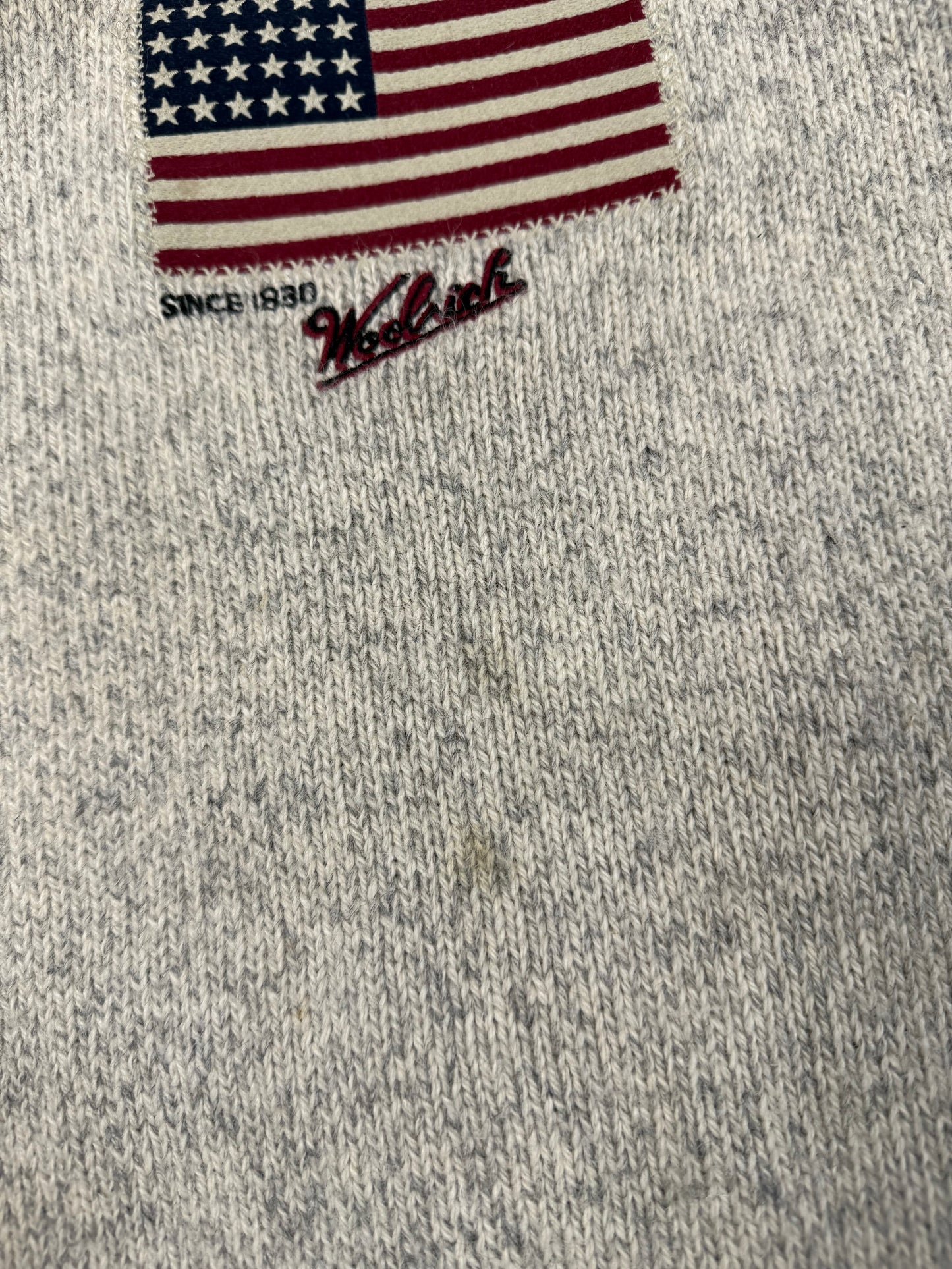Vintage Woolrich USA flag knit sweater (XXL)