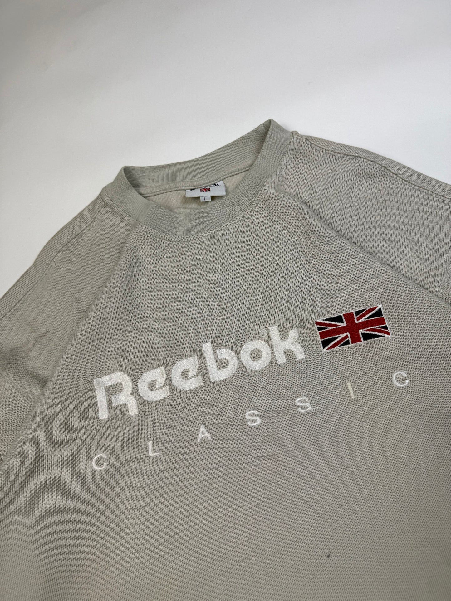Vintage Reebok classic spell out sweatshirt (L)