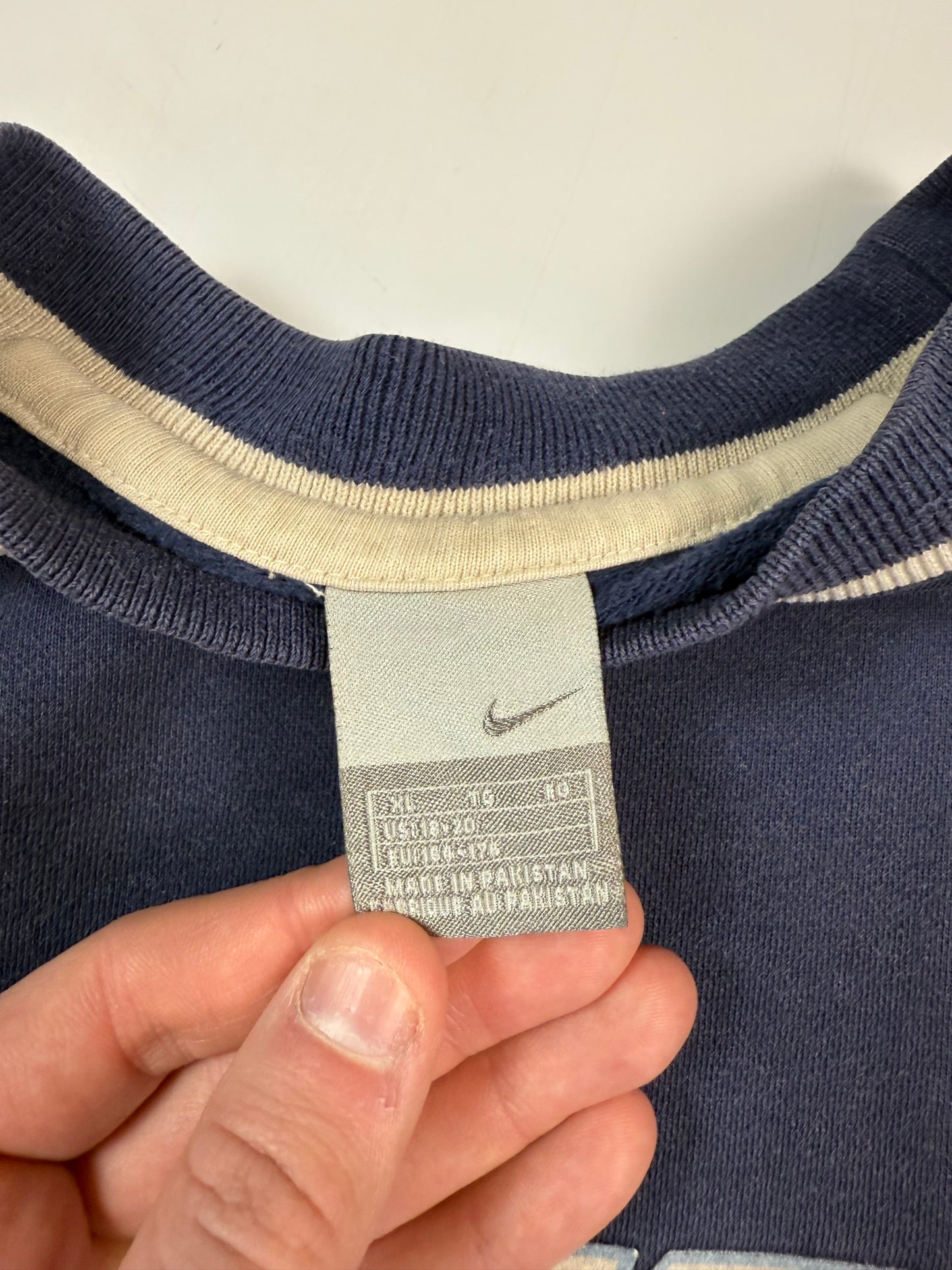 Vintage Nike spell out sweatshirt (S)