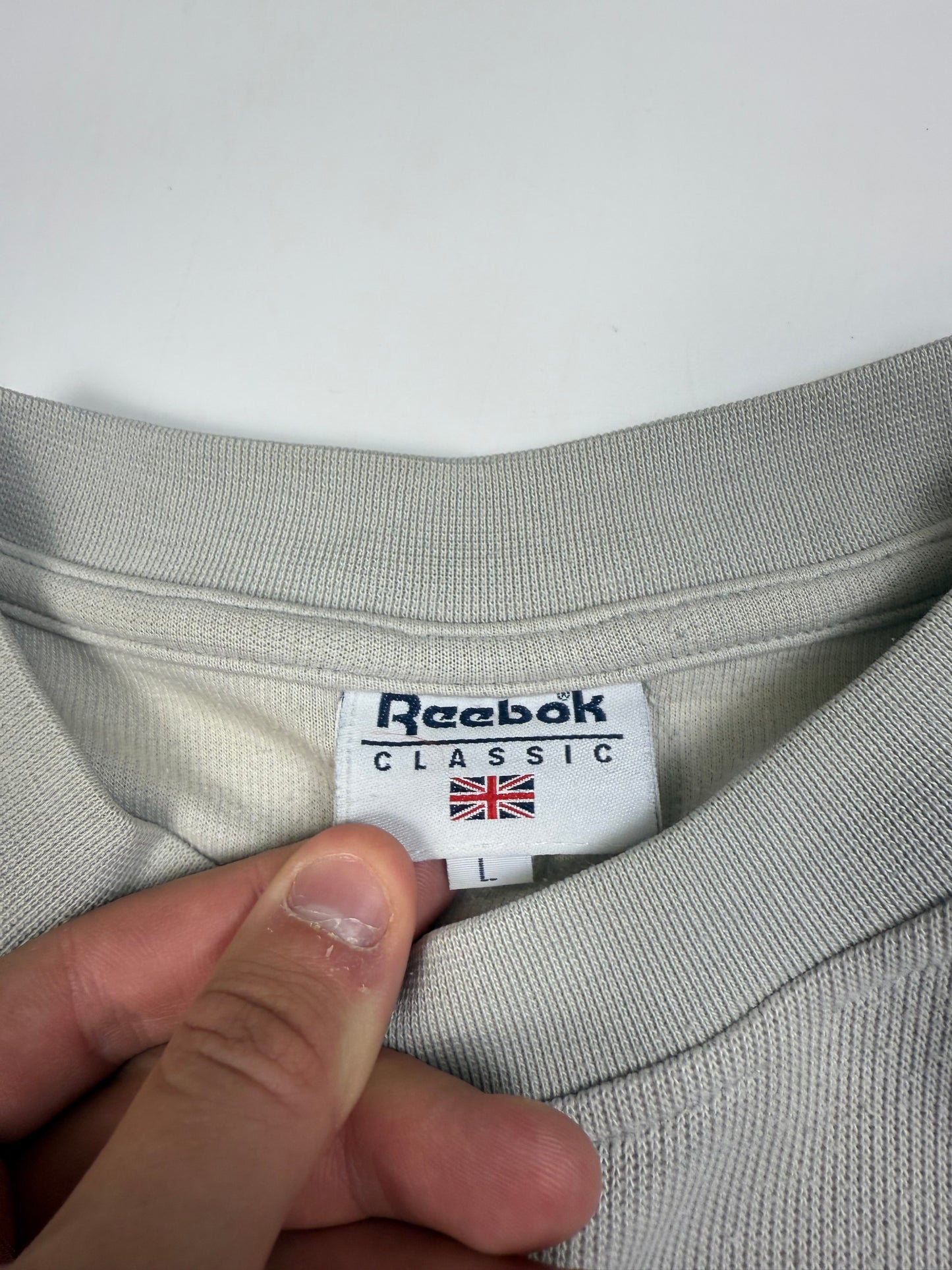 Vintage Reebok classic spell out sweatshirt (L)