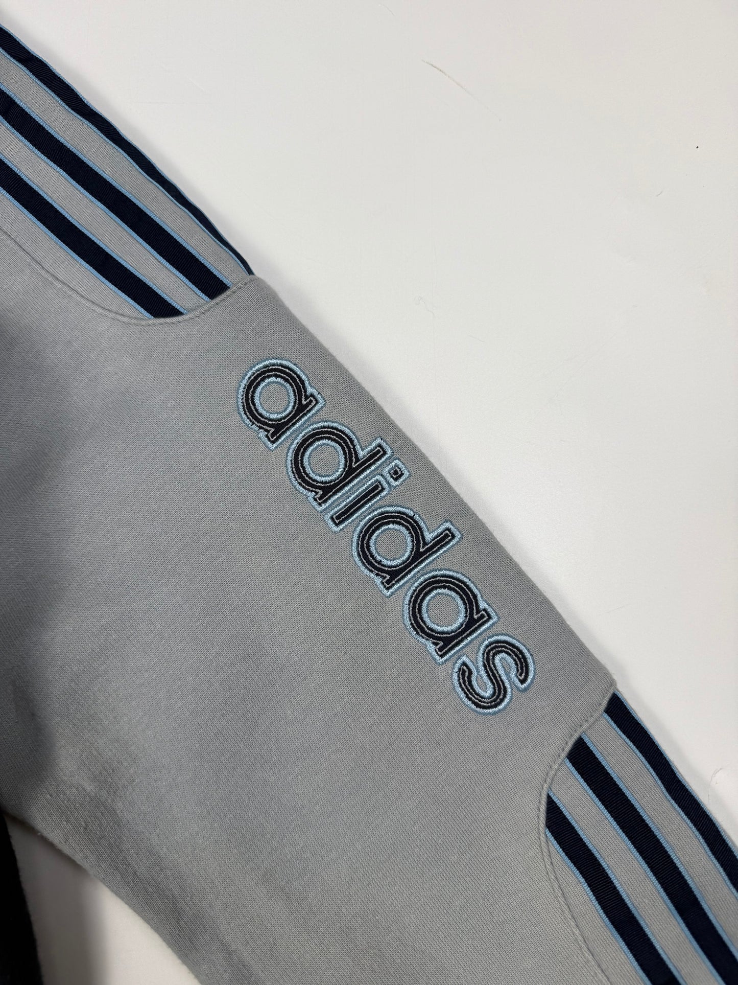 Vintage Adidas spell out track top (M)