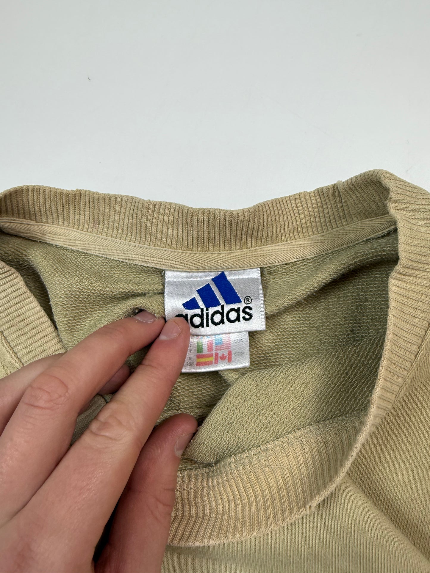 Vintage Adidas centre logo sweatshirt (XL)