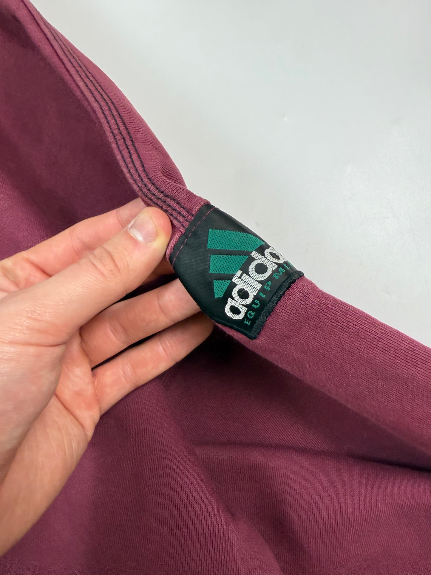 Vintage 90s Adidas equipment centre logo sweatshirt (L)