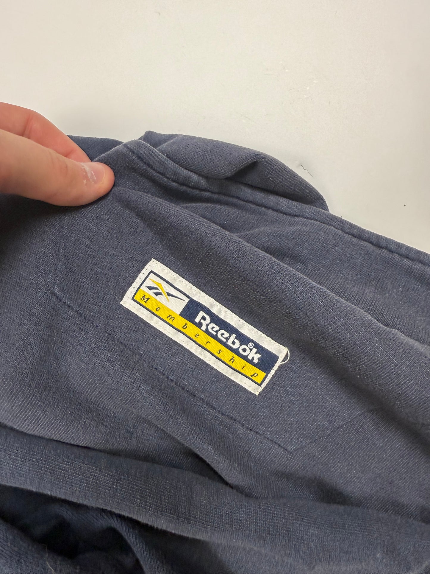 Vintage 90s Reebok membership quarter zip sweatshirt (L)