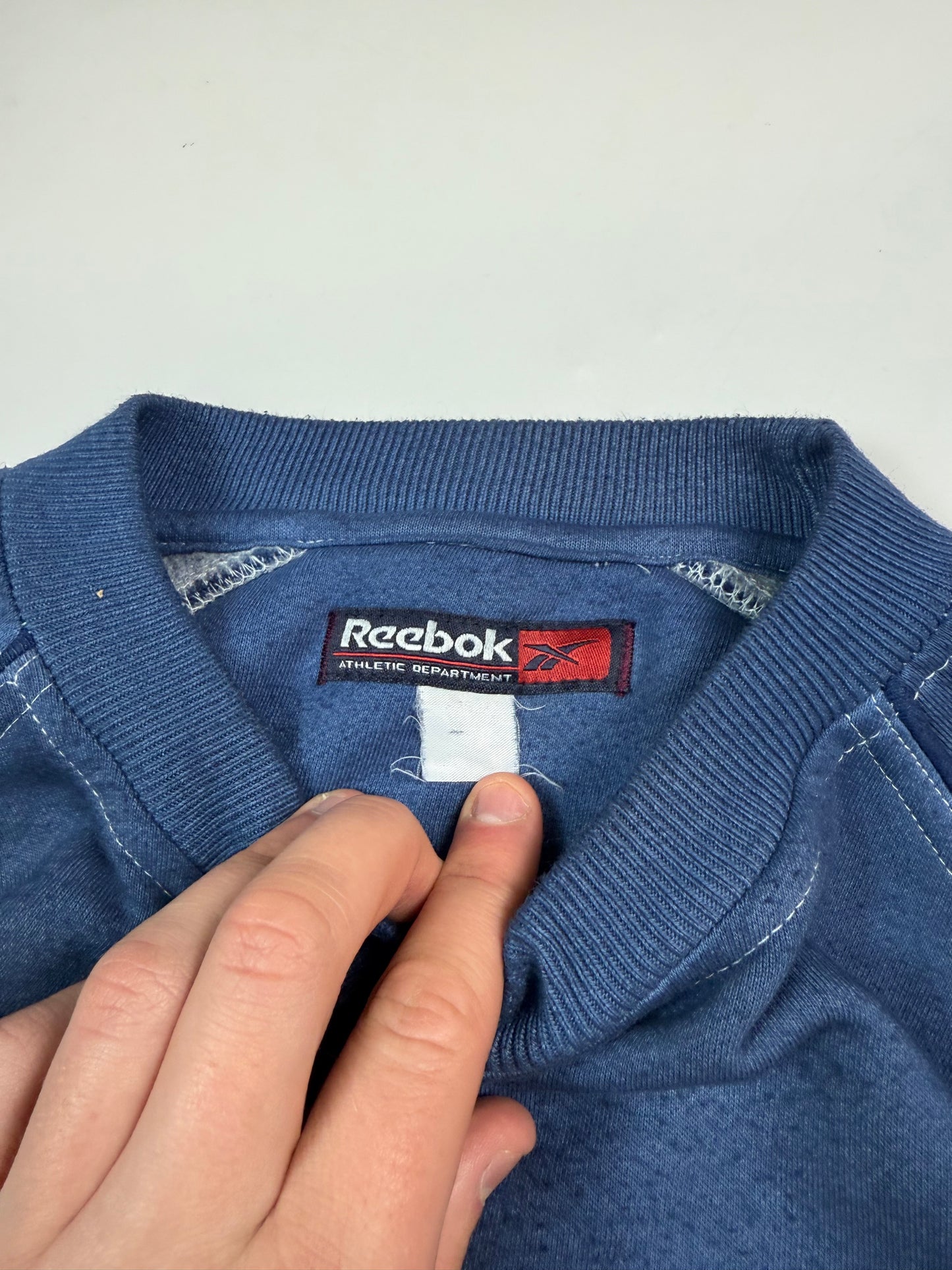 Vintage 90s Reebok athletic dept centre logo sweatshirt (XL)