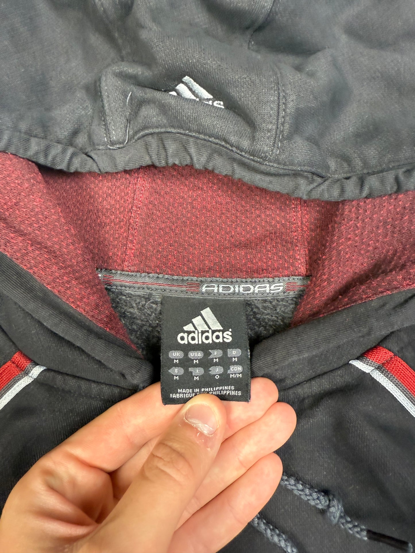 Vintage Adidas spell out hoodie (M)