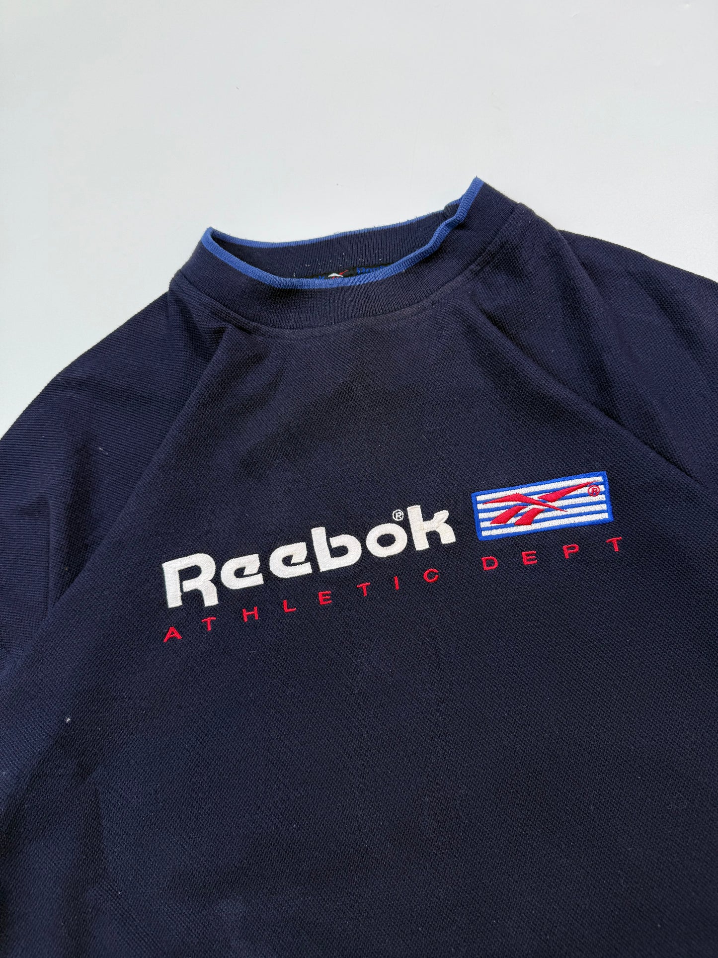 Vintage 90s Reebok athletic dept spell out sweatshirt (M)