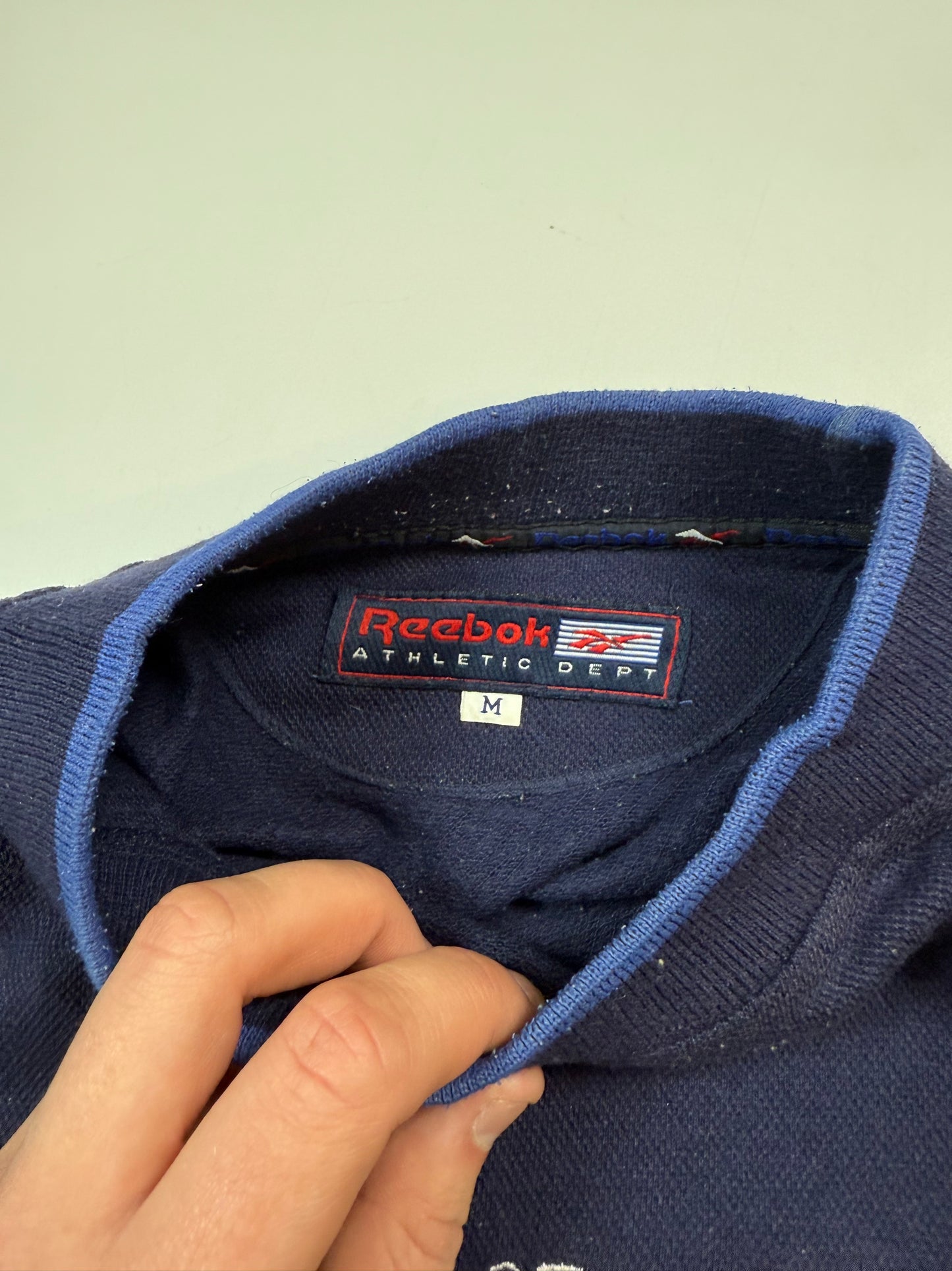 Vintage 90s Reebok athletic dept spell out sweatshirt (M)