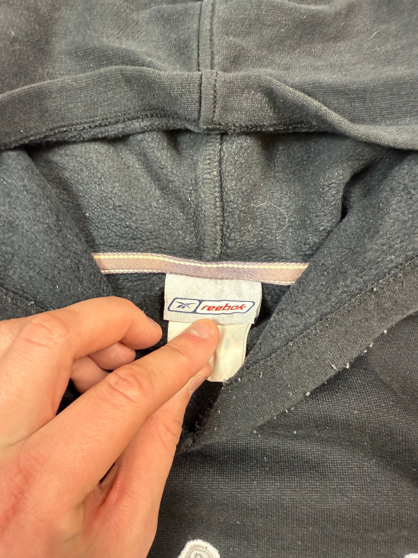Vintage Reebok spell out hoodie (M)