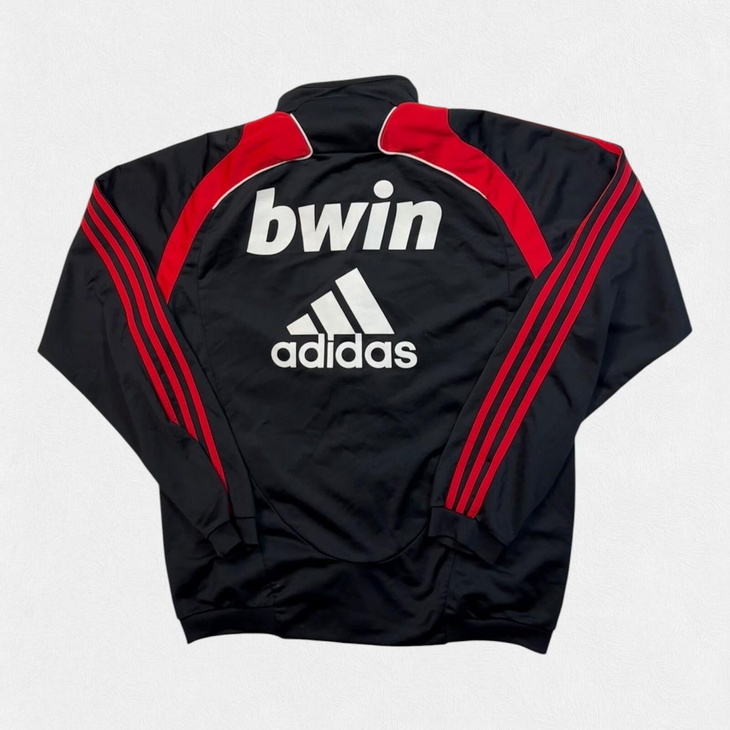Vintage AC Milan 2008/09 Adidas football Track jacket (M)